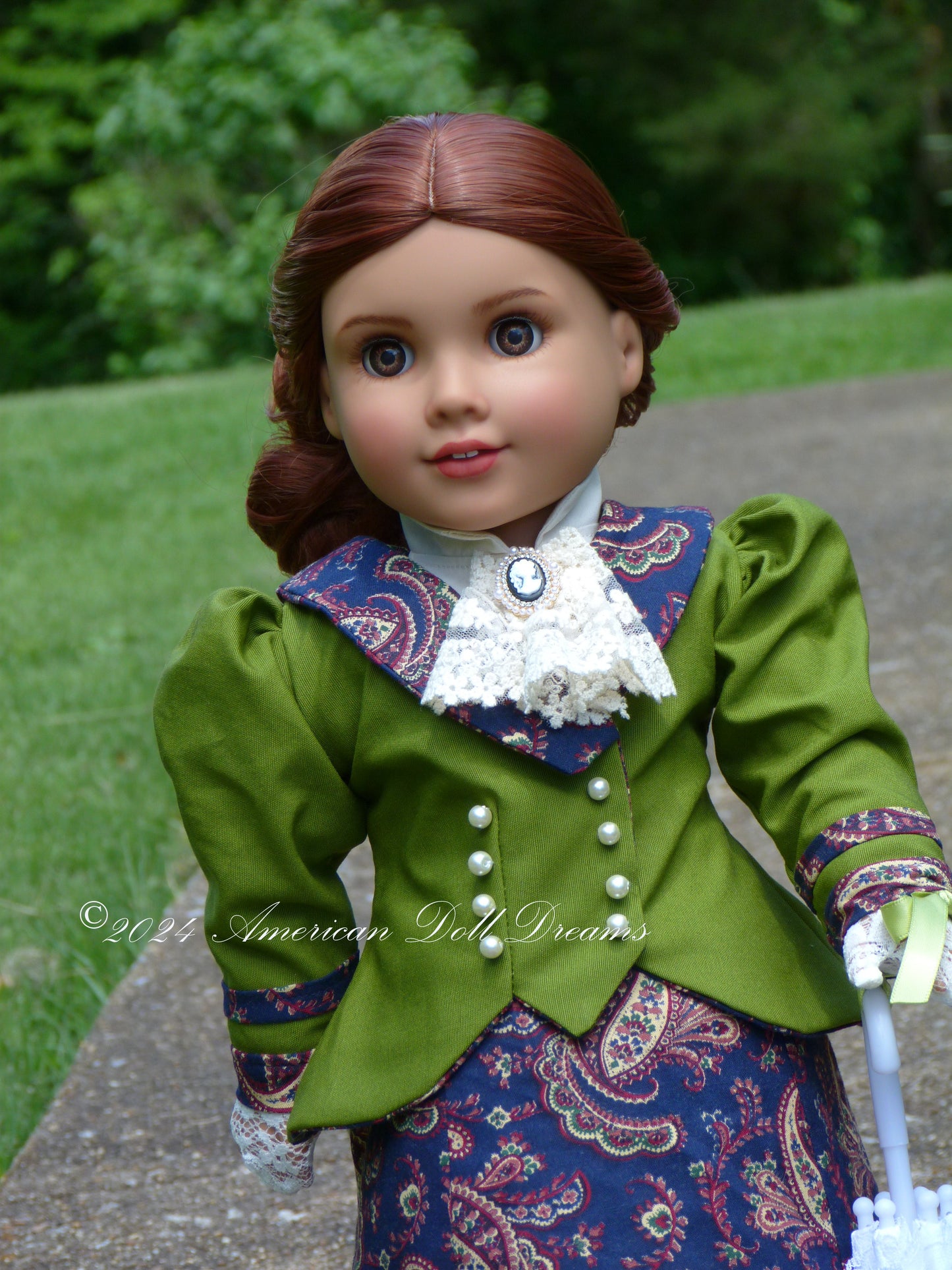 OOAK American Girl 18 Inch Custom Edwardian Fashion Doll Clara