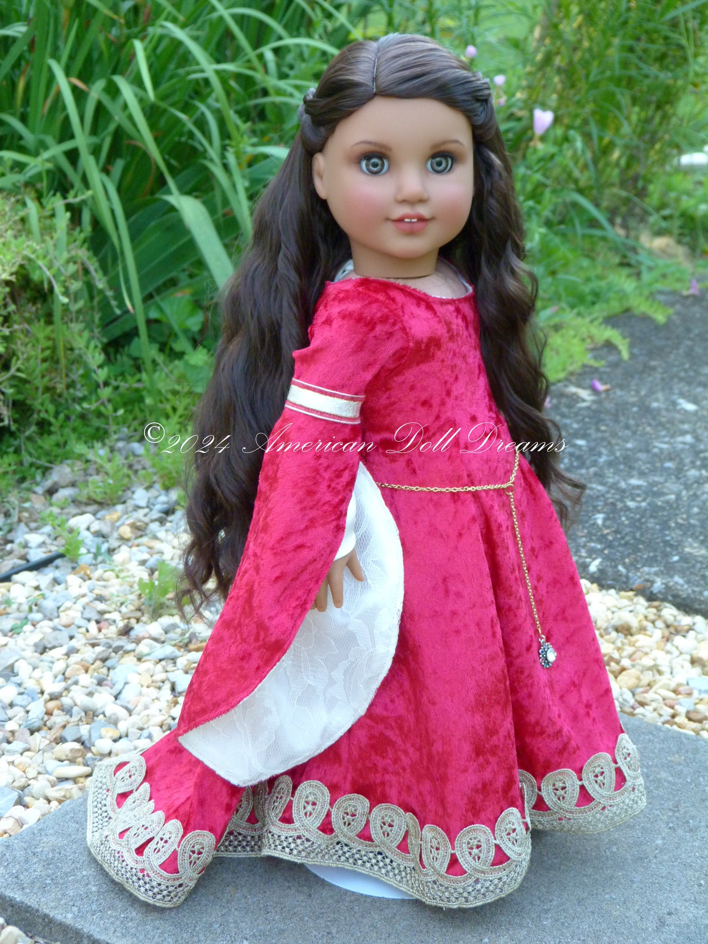 OOAK American Girl 18 Inch Doll Custom Chloe Medieval Princess