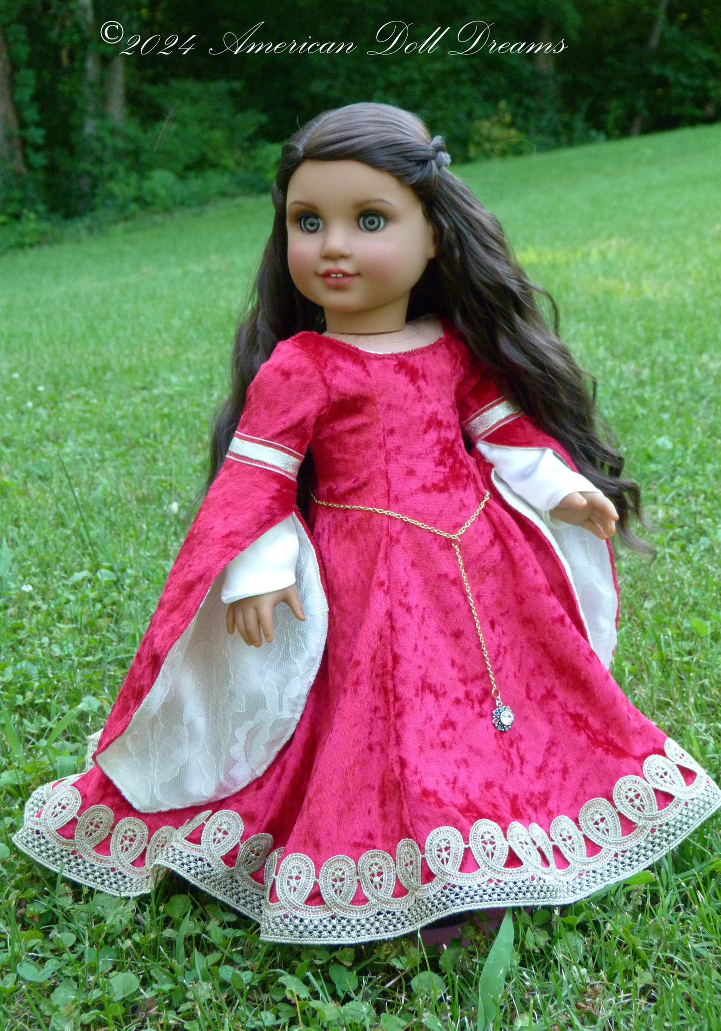 OOAK American Girl 18 Inch Doll Custom Chloe Medieval Princess