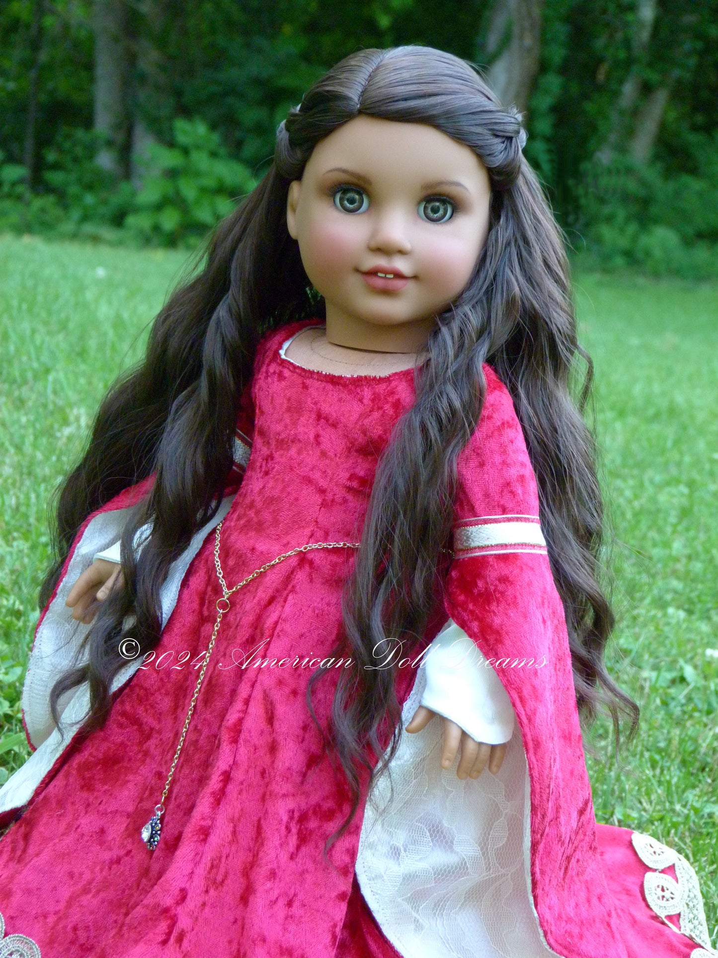 OOAK American Girl 18 Inch Doll Custom Chloe Medieval Princess