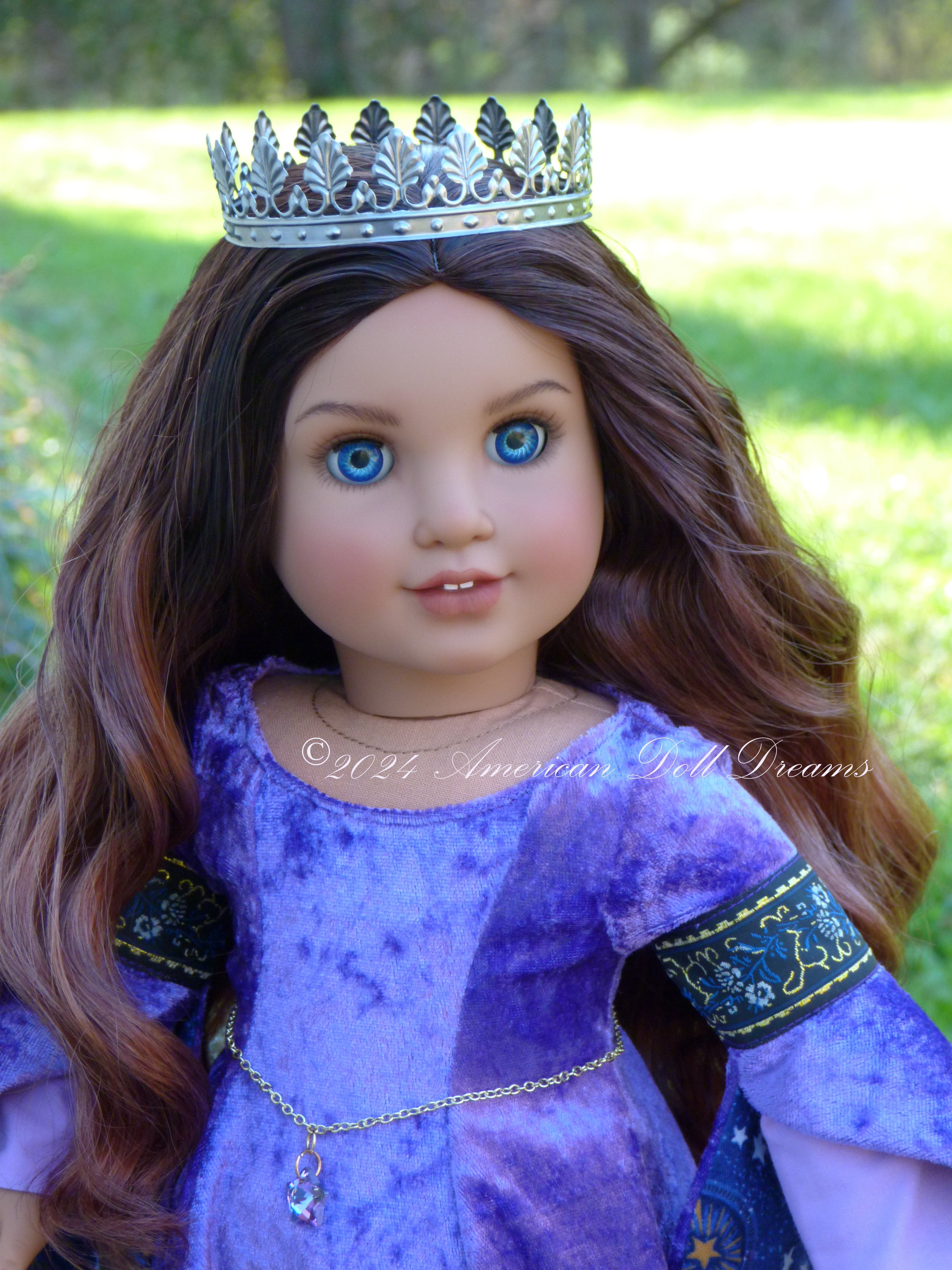 American Girl Doll Custom Medieval top Princess