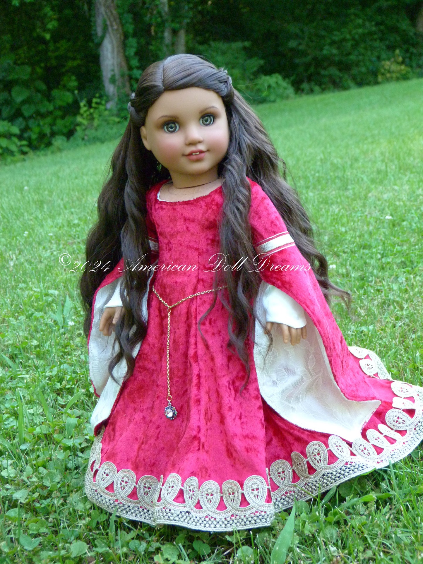 OOAK American Girl 18 Inch Doll Custom Chloe Medieval Princess