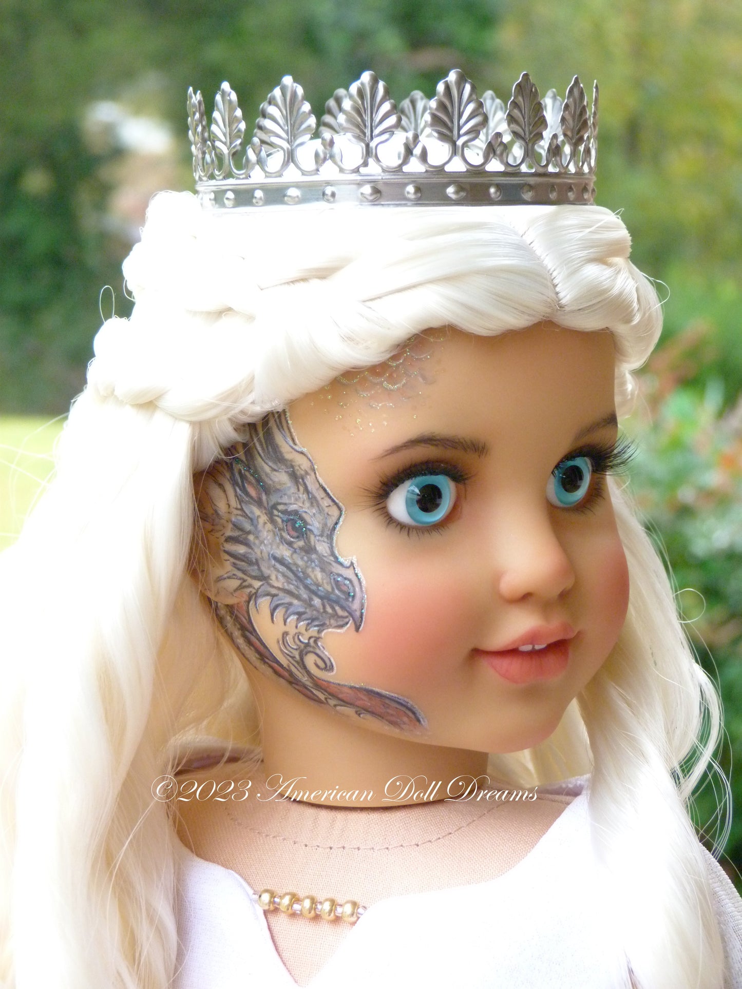 OOAK Dragon Princess Custom American Girl Doll 18 Inch Repaint