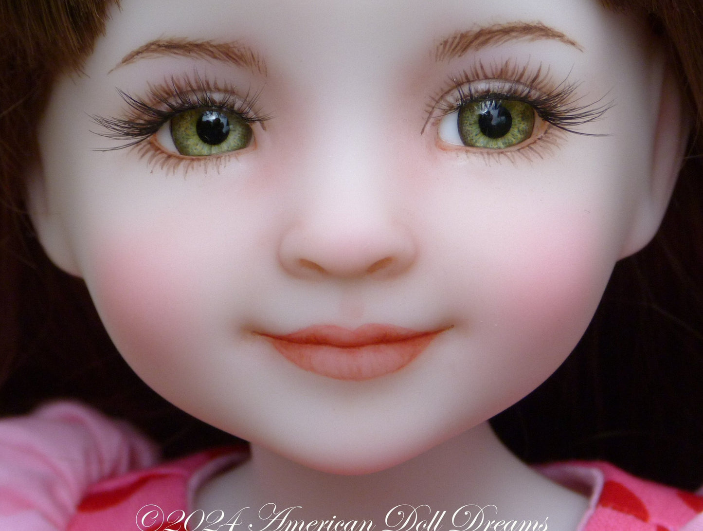 Darla Custom Ruby Red Fashion Friends 14.5 Inch Doll Repainted Sara