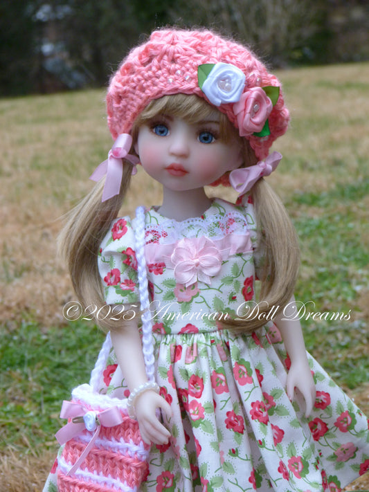 OOAK Ruby Red Fashion Friends 14.5 Inch Doll Snow Repaint - Gemma