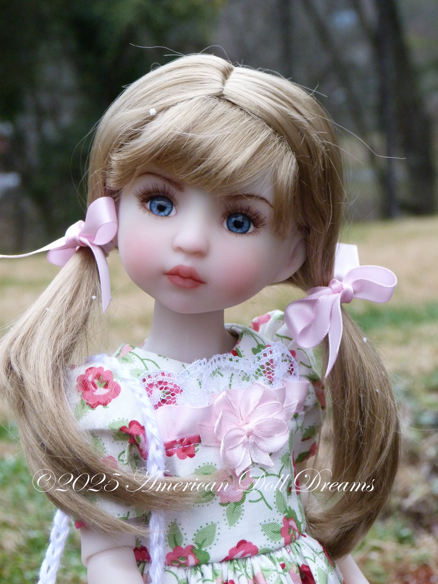 OOAK Ruby Red Fashion Friends 14.5 Inch Doll Snow Repaint - Gemma