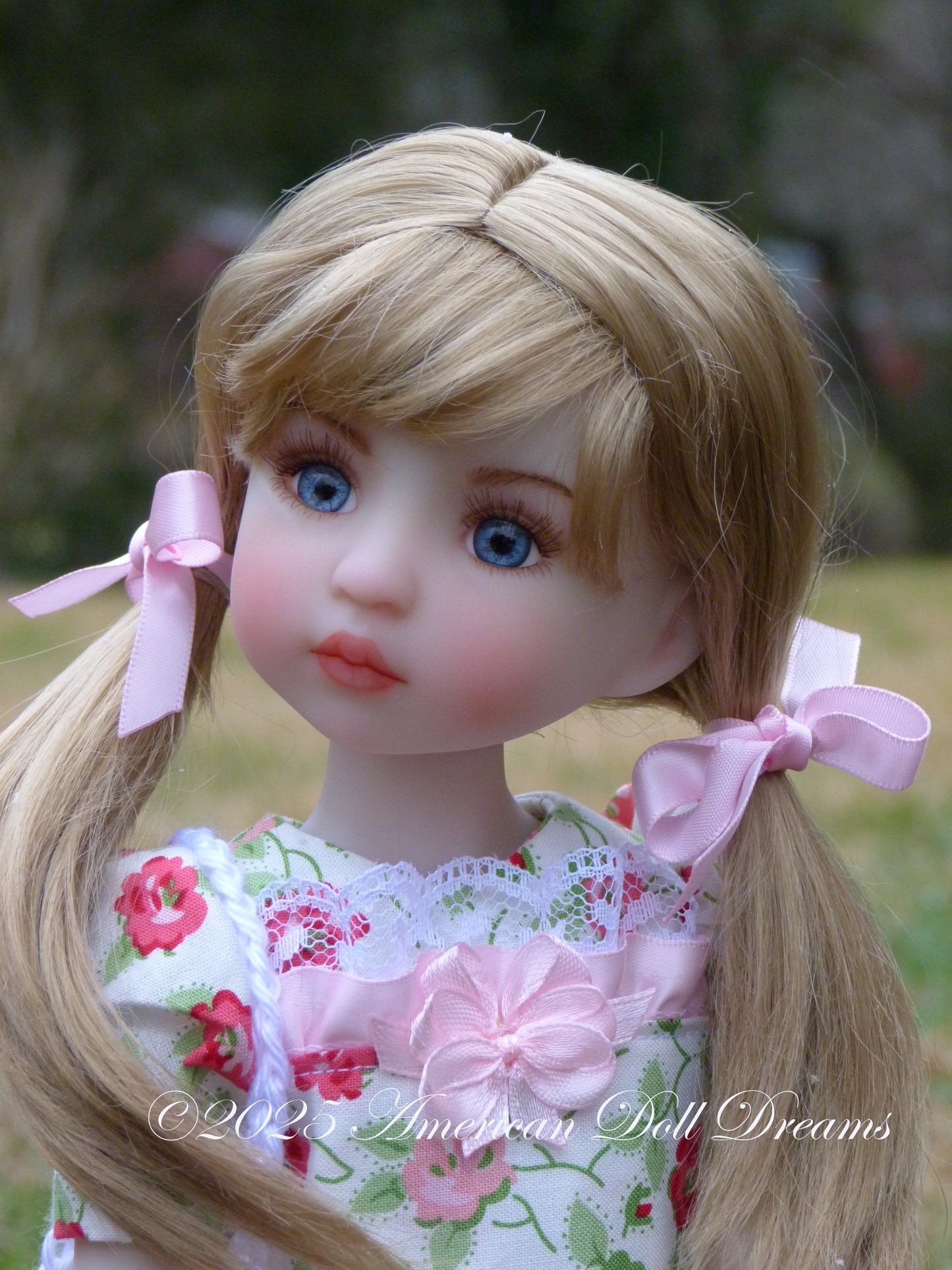 OOAK Ruby Red Fashion Friends 14.5 Inch Doll Snow Repaint - Gemma