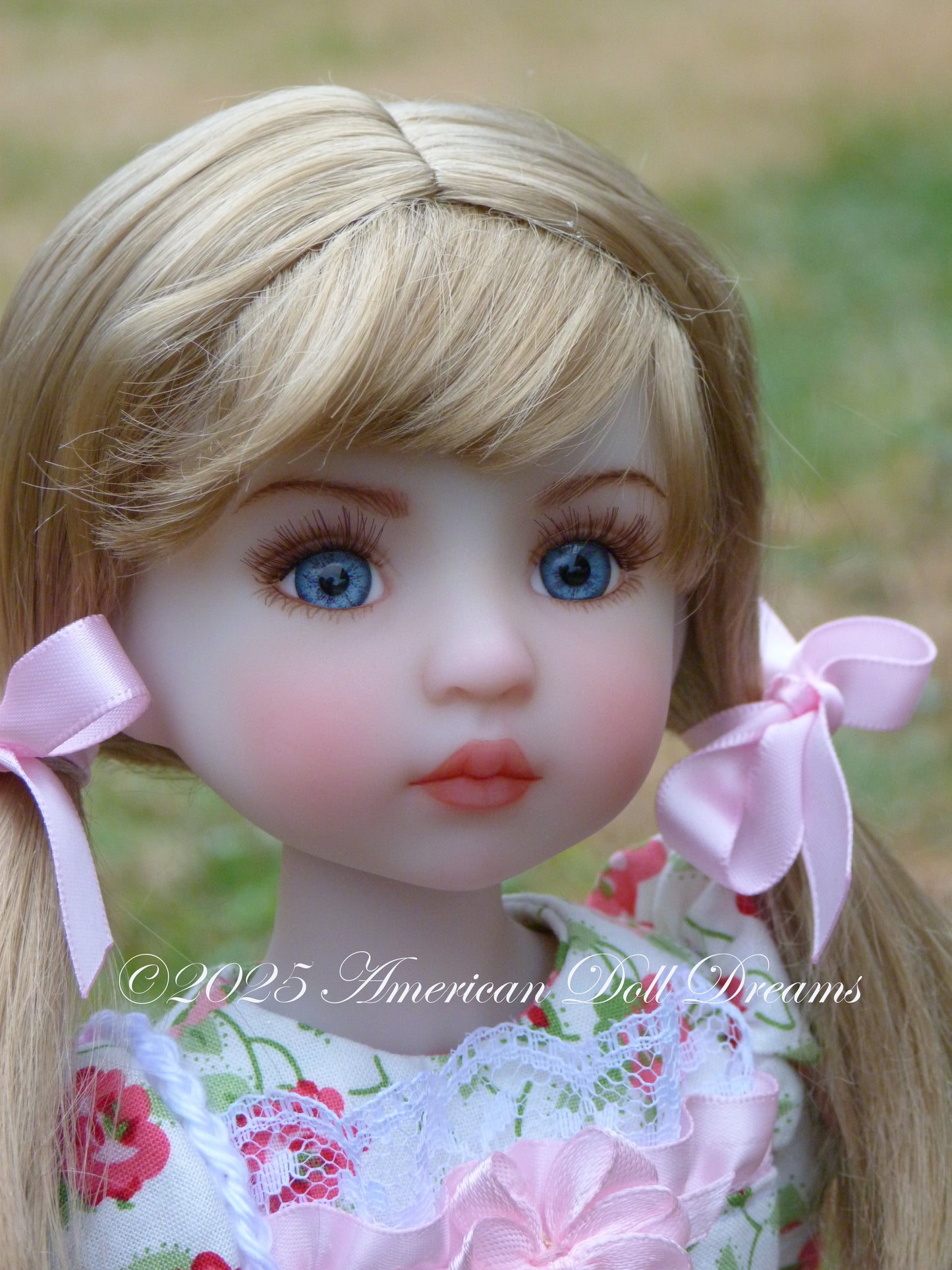 OOAK Ruby Red Fashion Friends 14.5 Inch Doll Snow Repaint - Gemma
