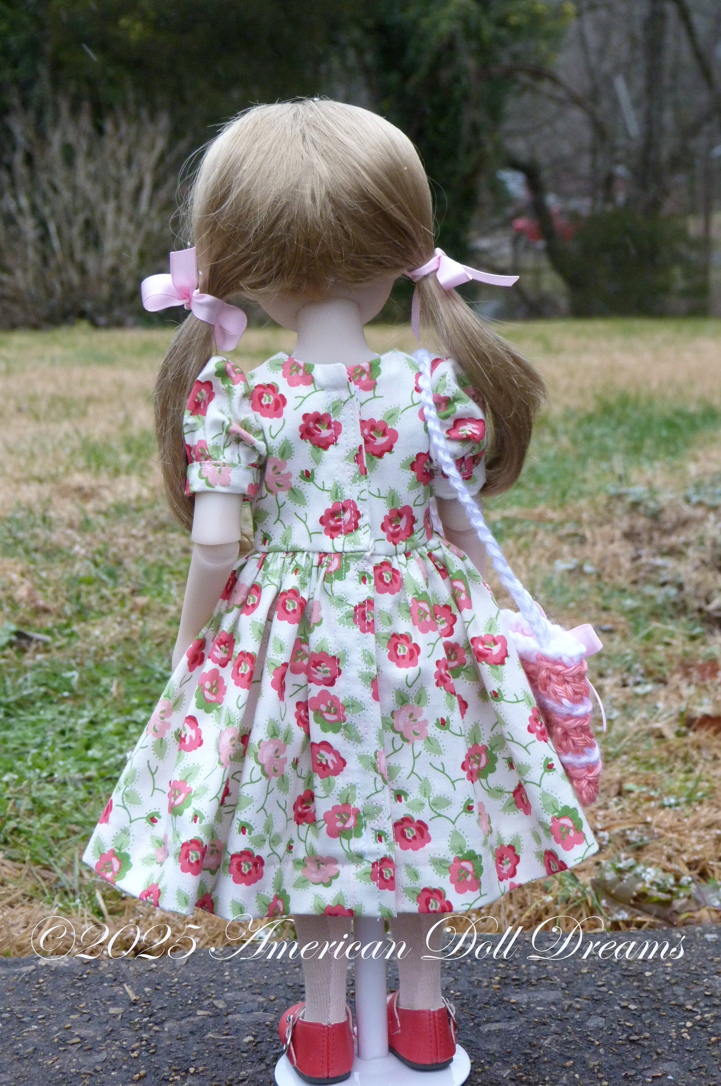 OOAK Ruby Red Fashion Friends 14.5 Inch Doll Snow Repaint - Gemma