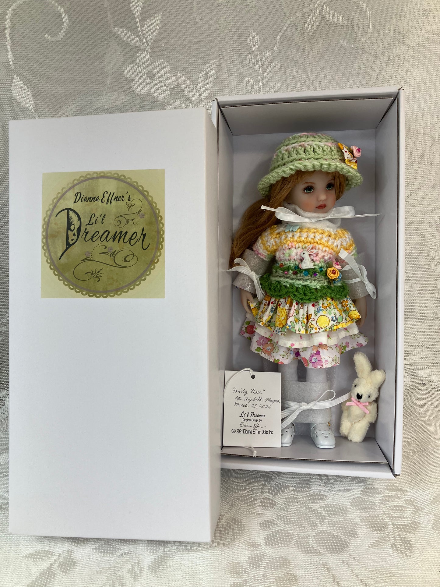 OOAK Dianna Effner's Li'l Dreamer Custom 11 Inch Doll - Emily Rose