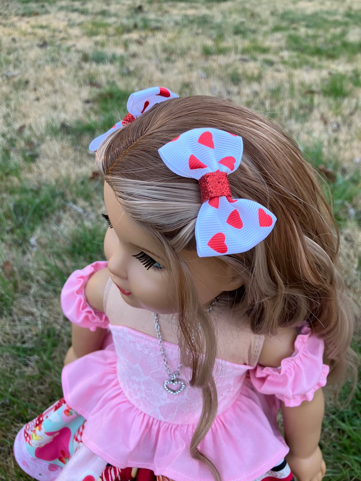 Patchwork Valentine Doll Outfit