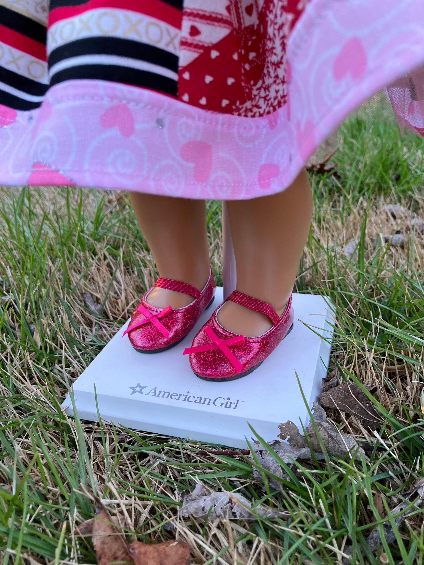 Patchwork Valentine Doll Outfit