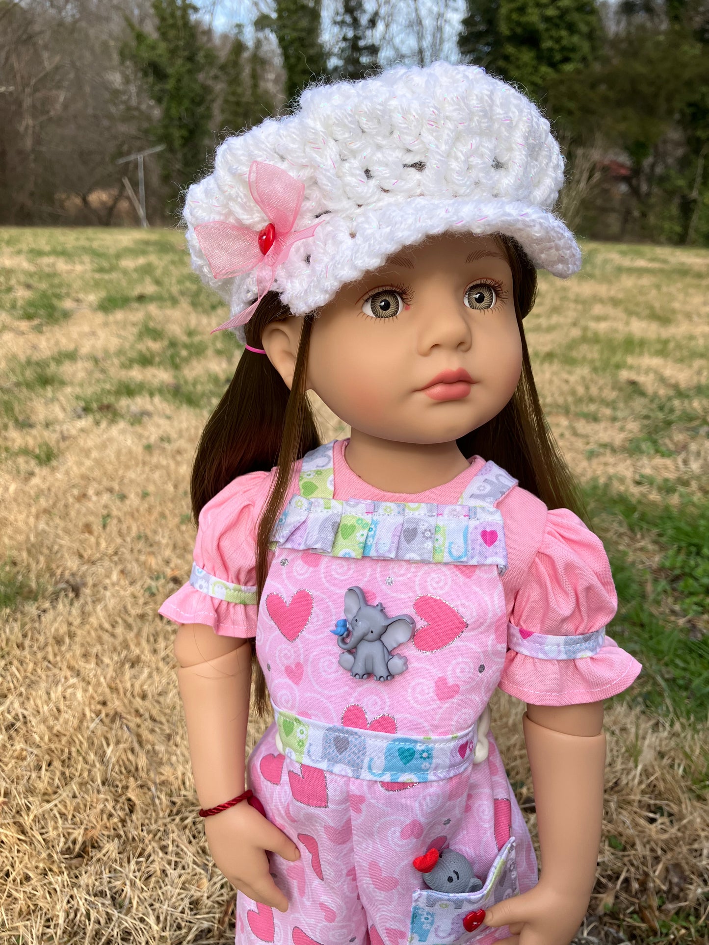 Elephant Valentine Doll Outfit for Gotz Happy Kidz