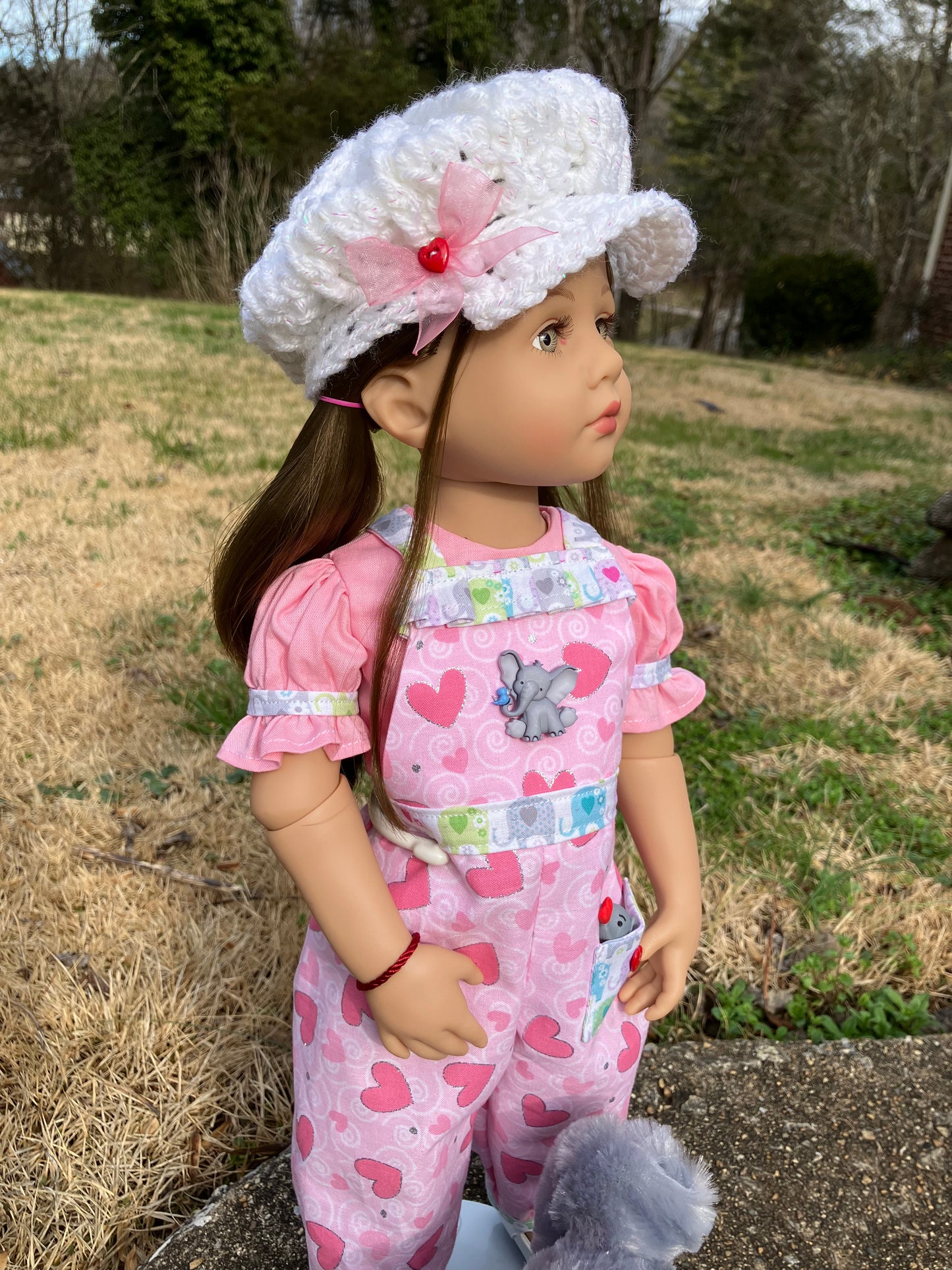 Elephant Valentine Doll Outfit for Gotz Happy Kidz