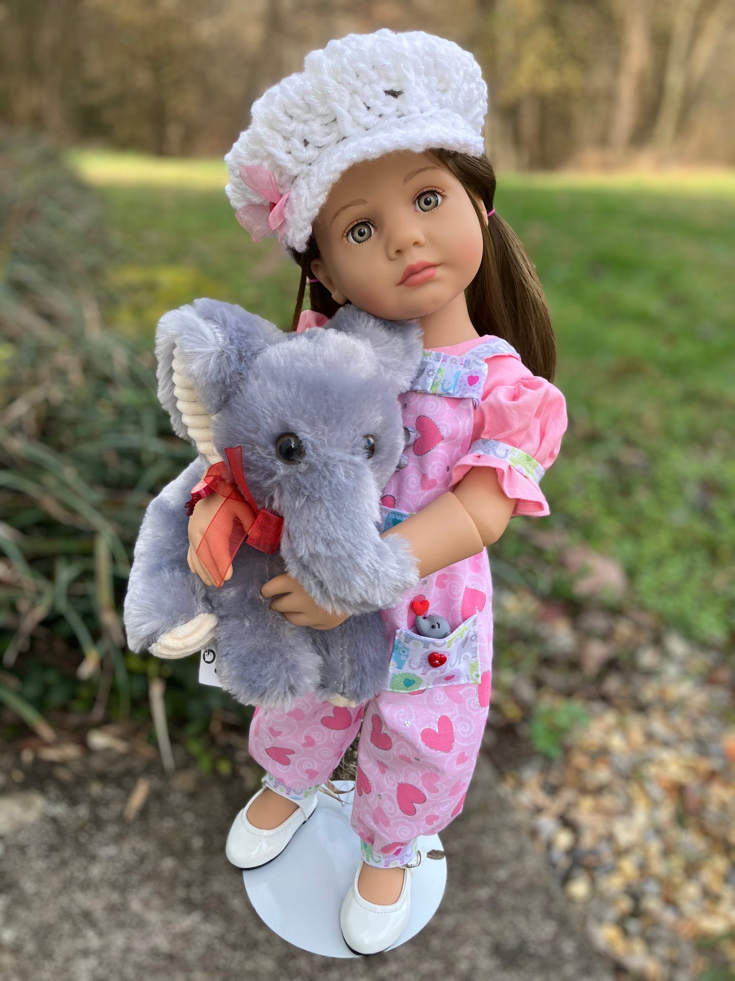 Elephant Valentine Doll Outfit for Gotz Happy Kidz