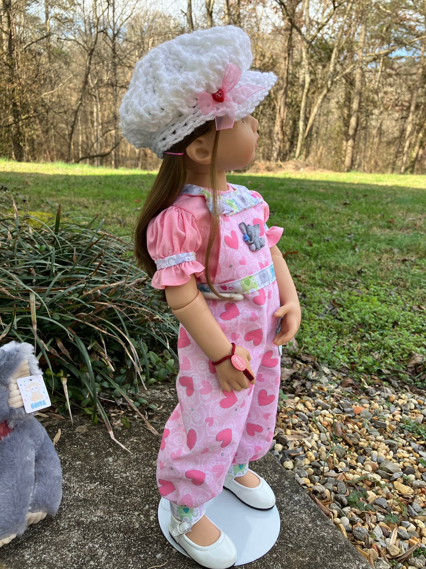 Elephant Valentine Doll Outfit for Gotz Happy Kidz