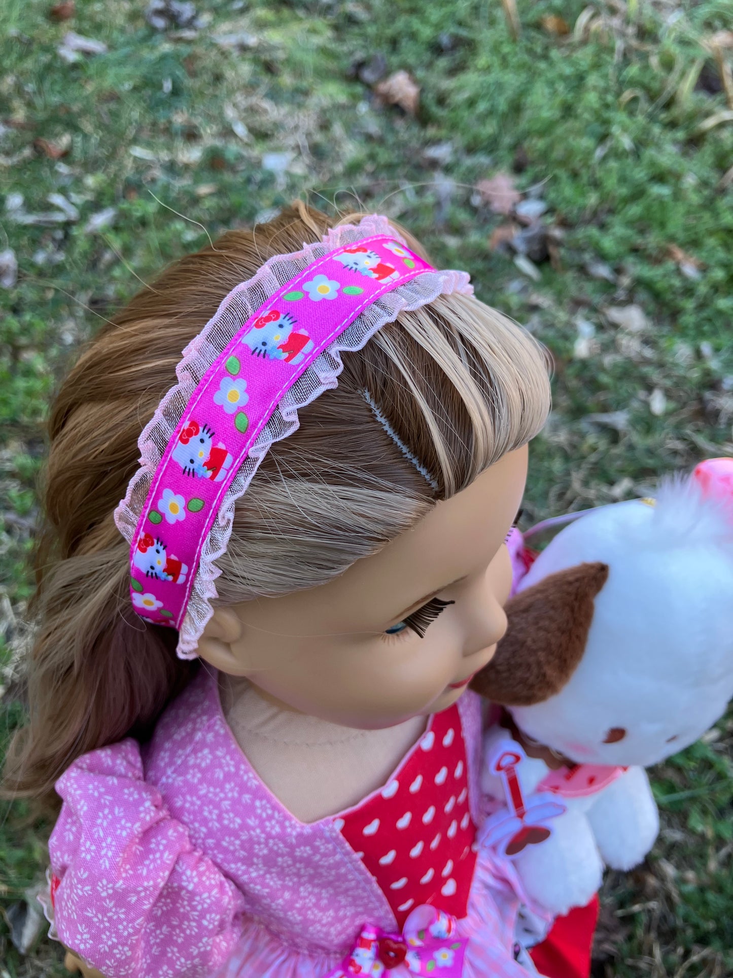 Puppy Love Valentine Outfit for 18 Inch American Girl Doll