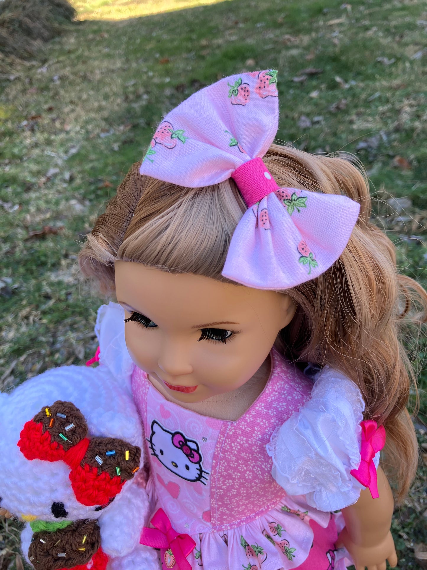 "You're the Cat's Meow" Valentine Outfit for 18 Inch American Girl Doll