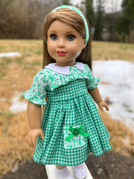 Irish Outfit for 18 Inch American Girl Doll