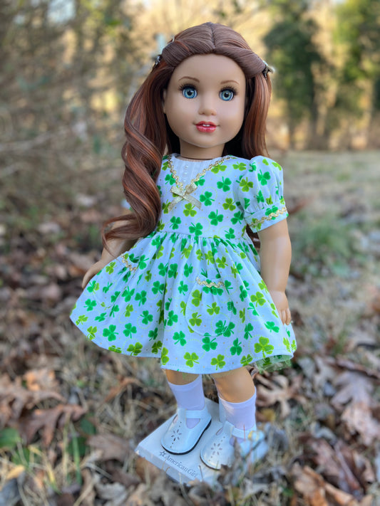 St. Patrick Day Outfit for 18 Inch American Girl Doll
