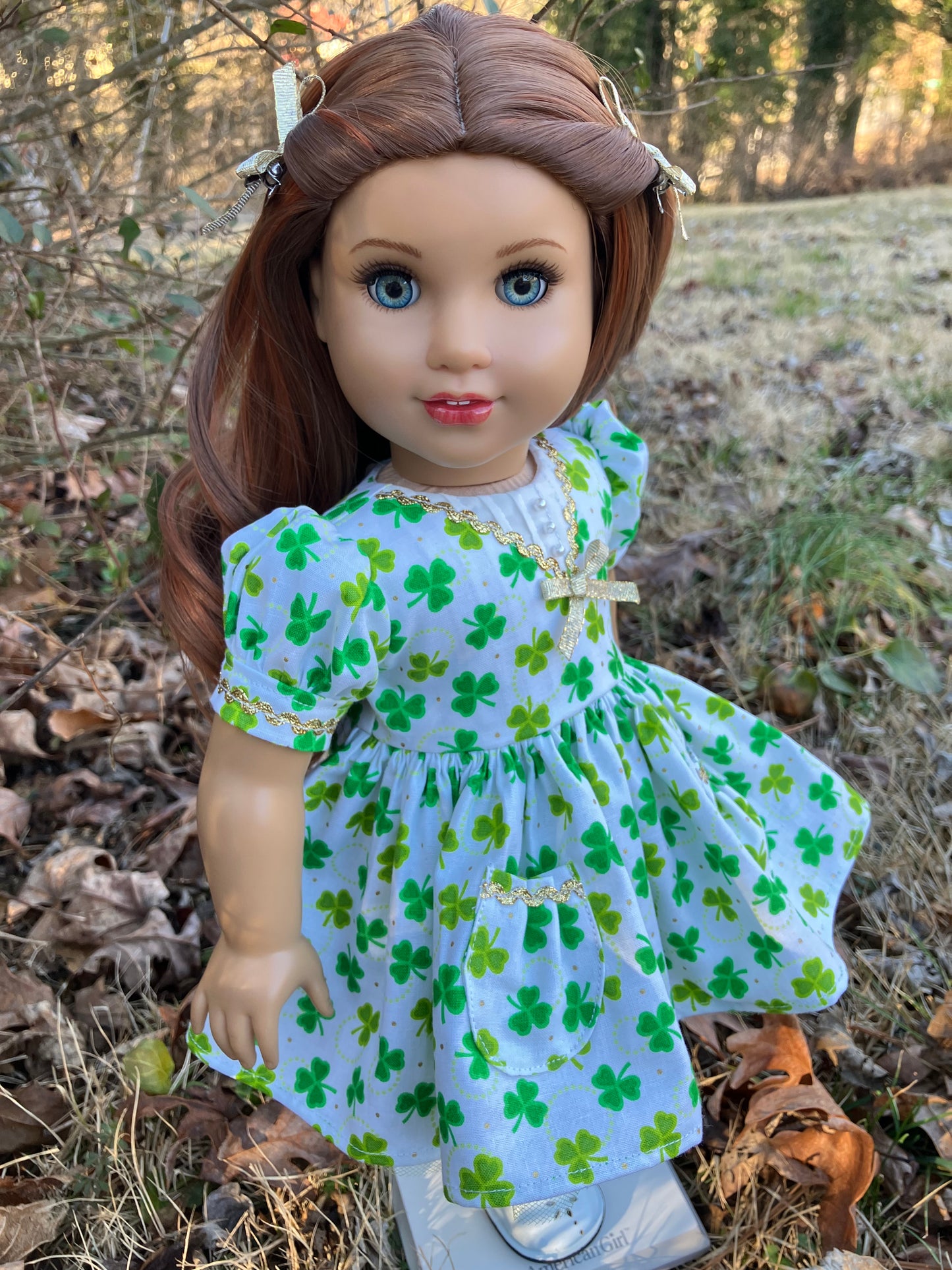 St. Patrick Day Outfit for 18 Inch American Girl Doll
