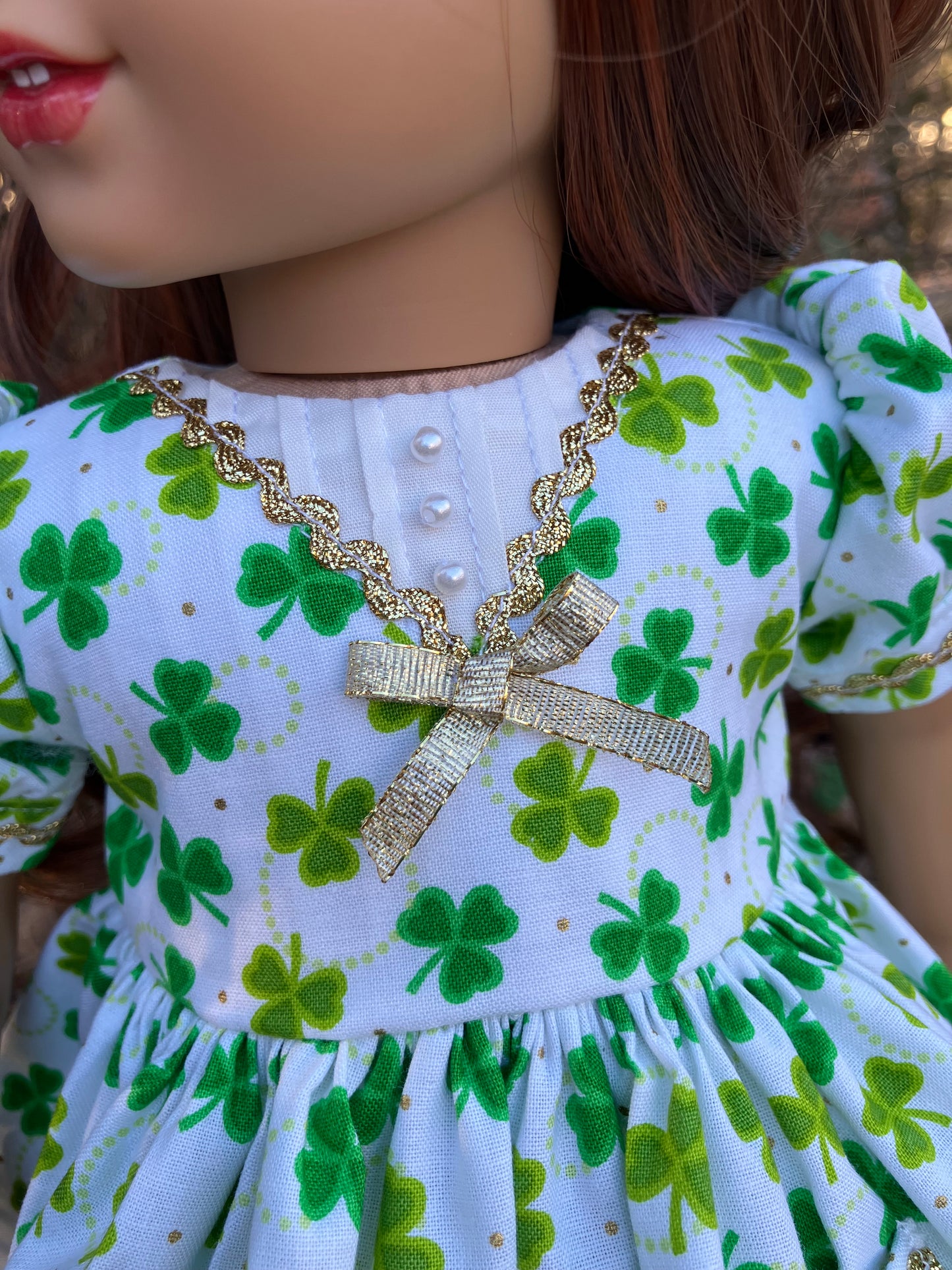 St. Patrick Day Outfit for 18 Inch American Girl Doll