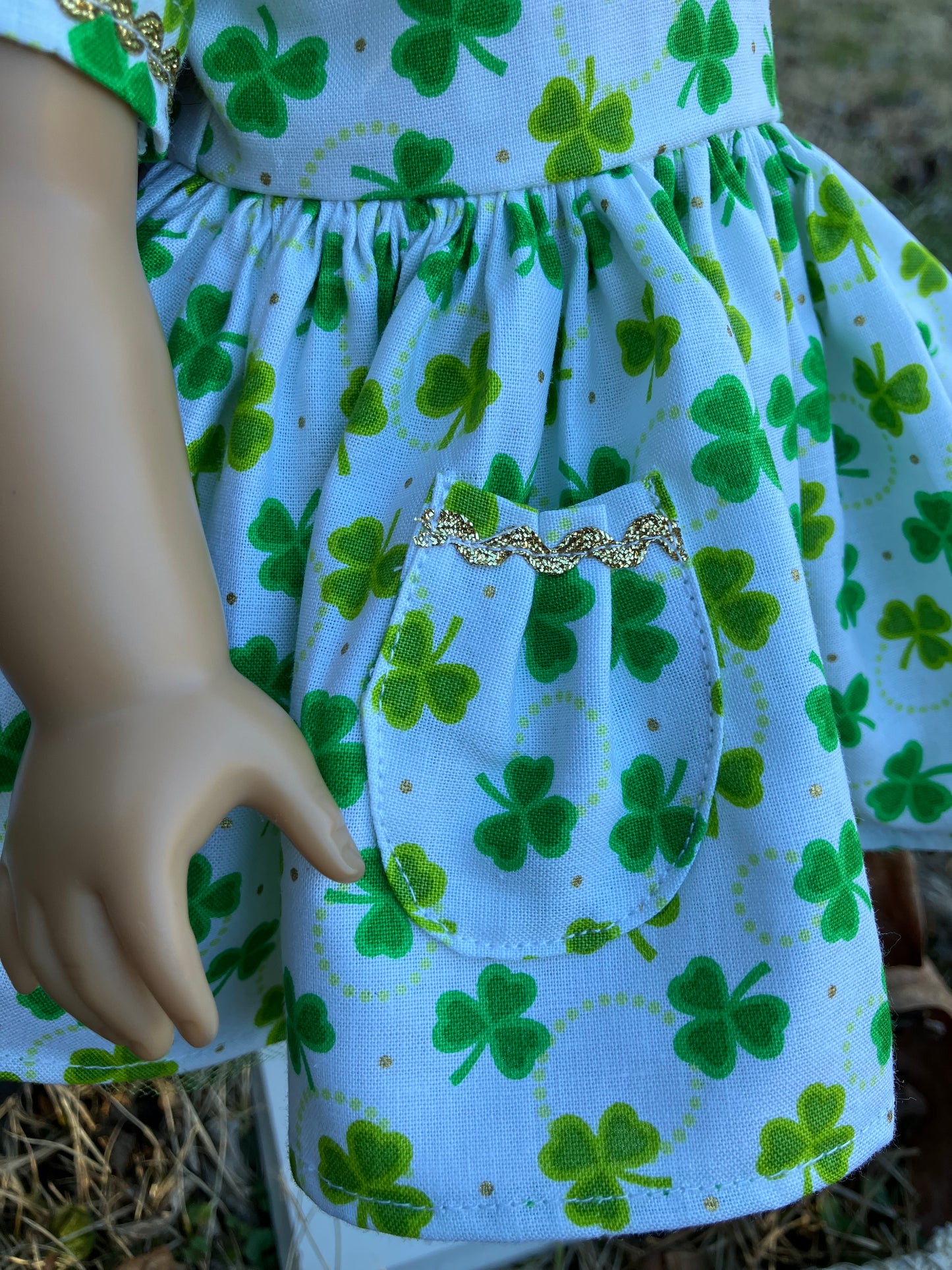 St. Patrick Day Outfit for 18 Inch American Girl Doll