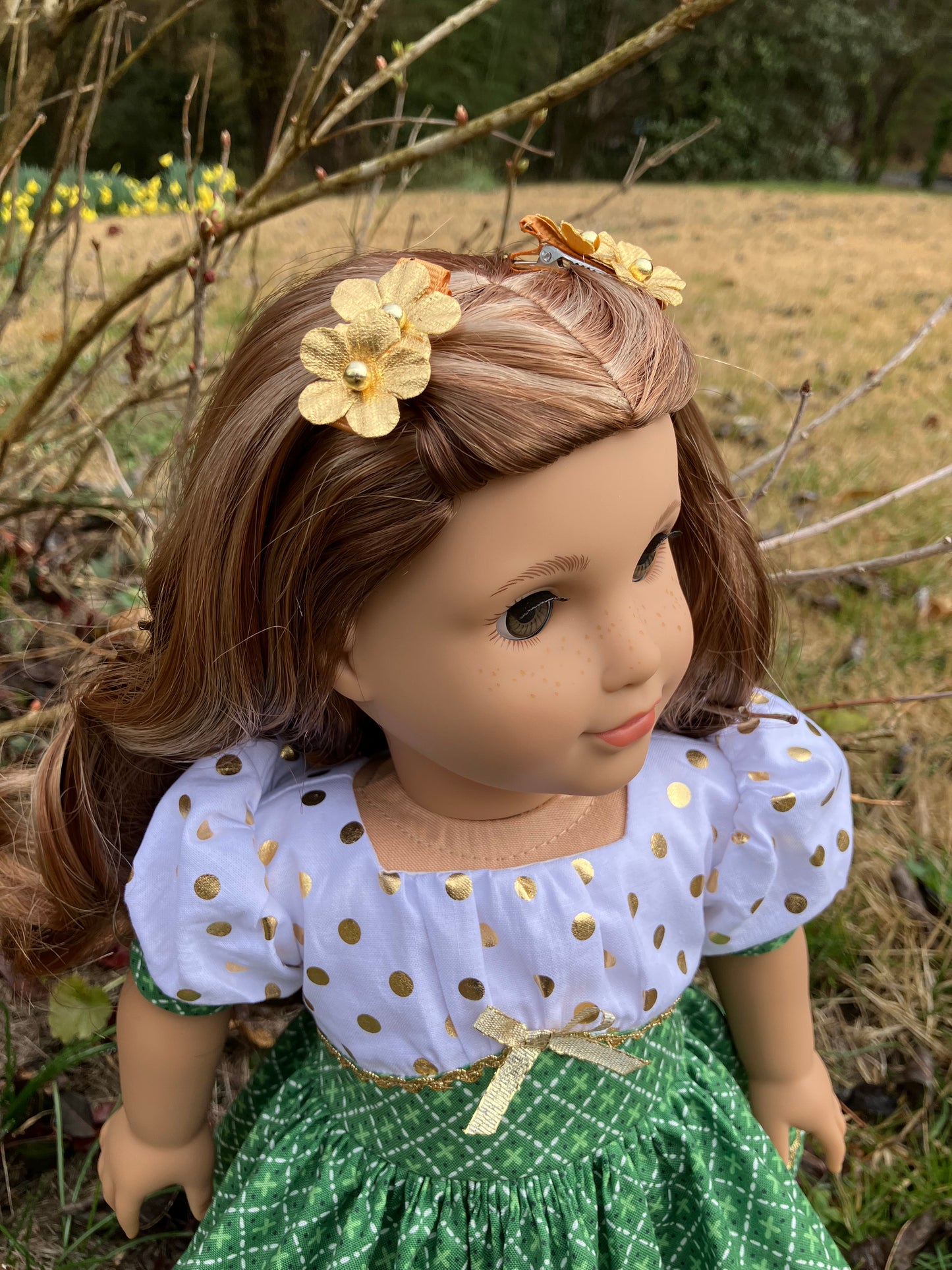 Pot o’ Gold 1957 St. Patrick's Day Outfit for 18 Inch American Girl Doll