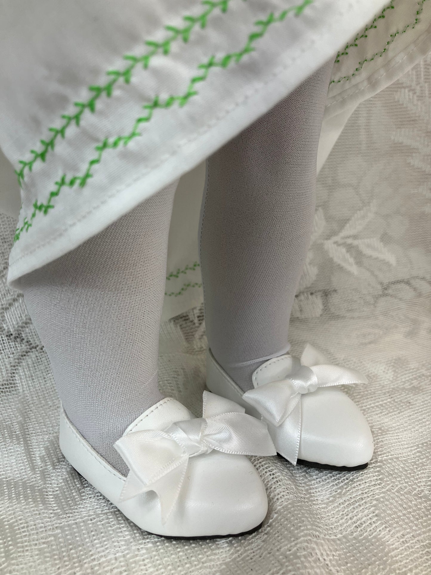 St. Patrick's Day Regency Ensemble for 18 Inch American Girl Doll