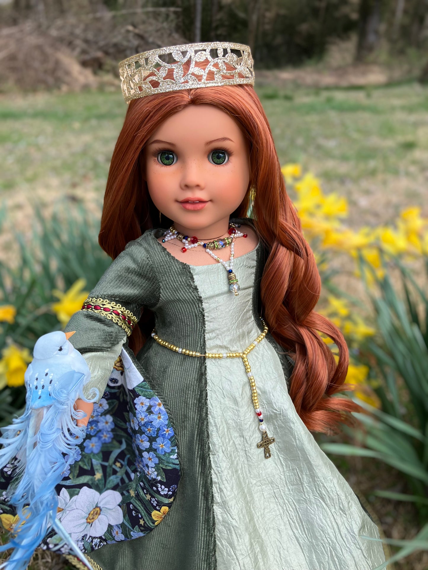 Custom Princess American Girl Doll - Emerald