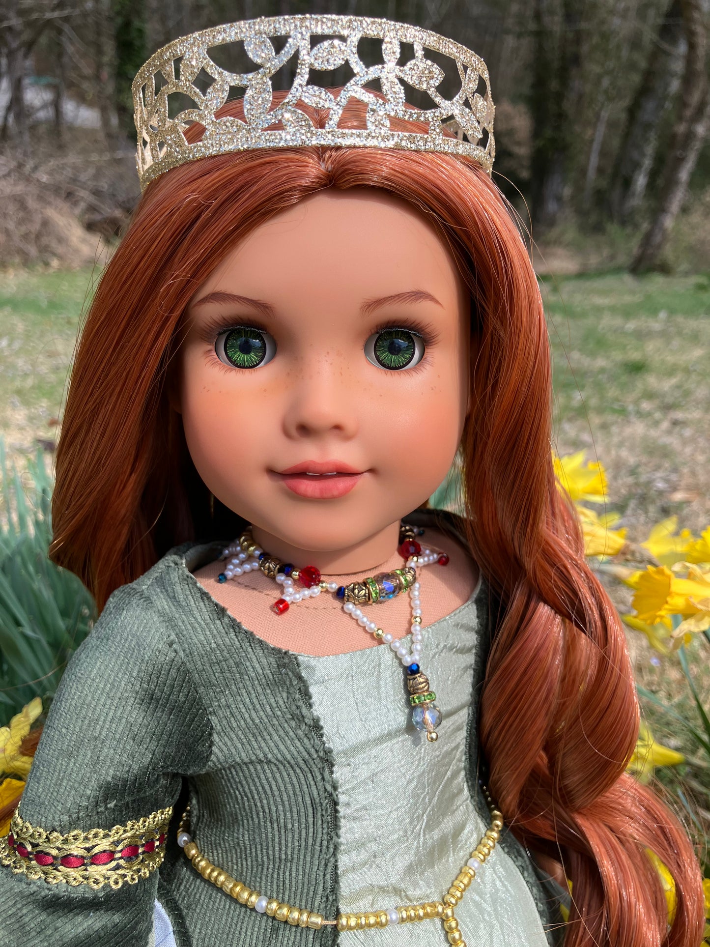 Custom Princess American Girl Doll - Emerald