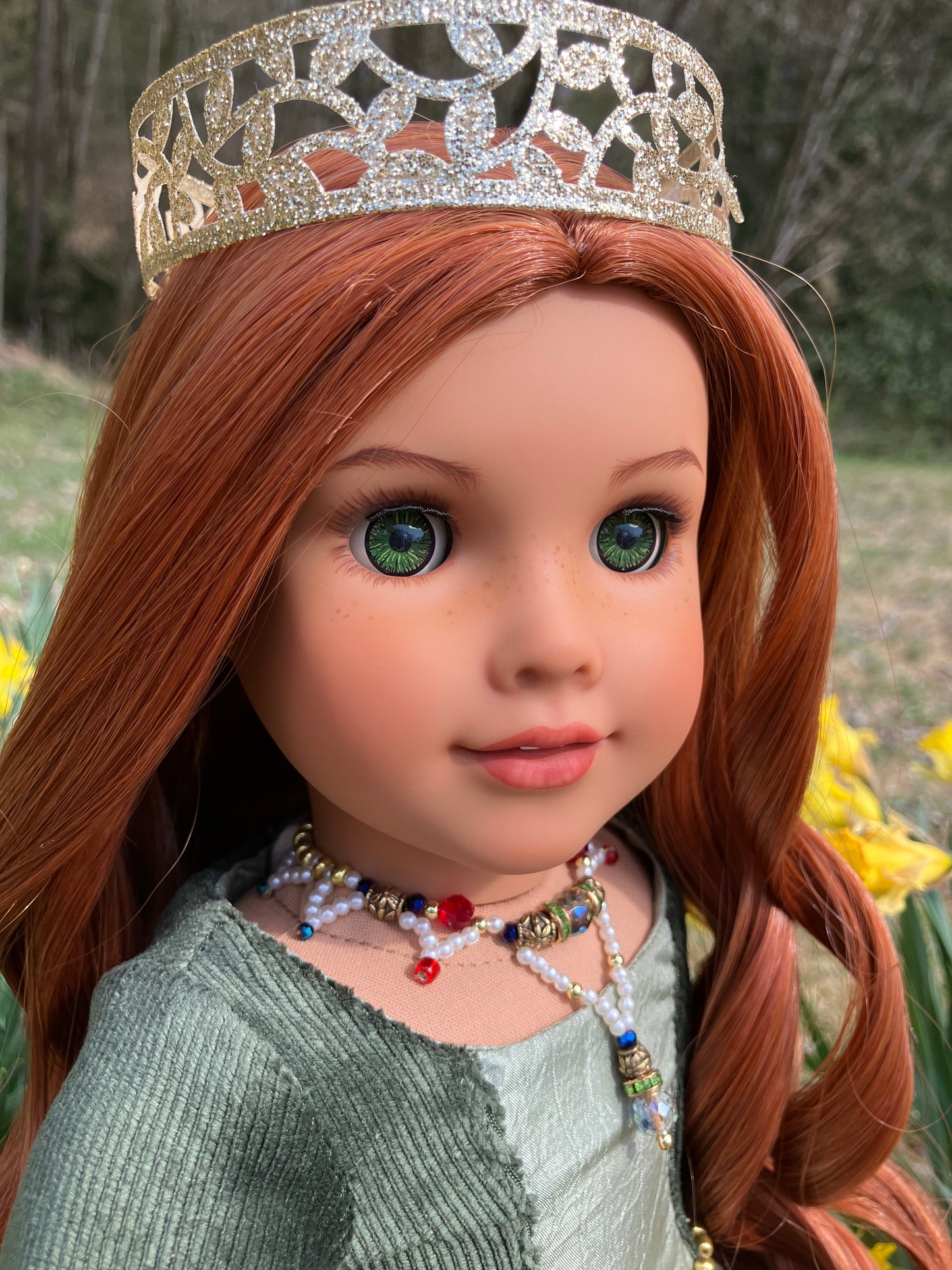 Custom Princess American Girl Doll - Emerald