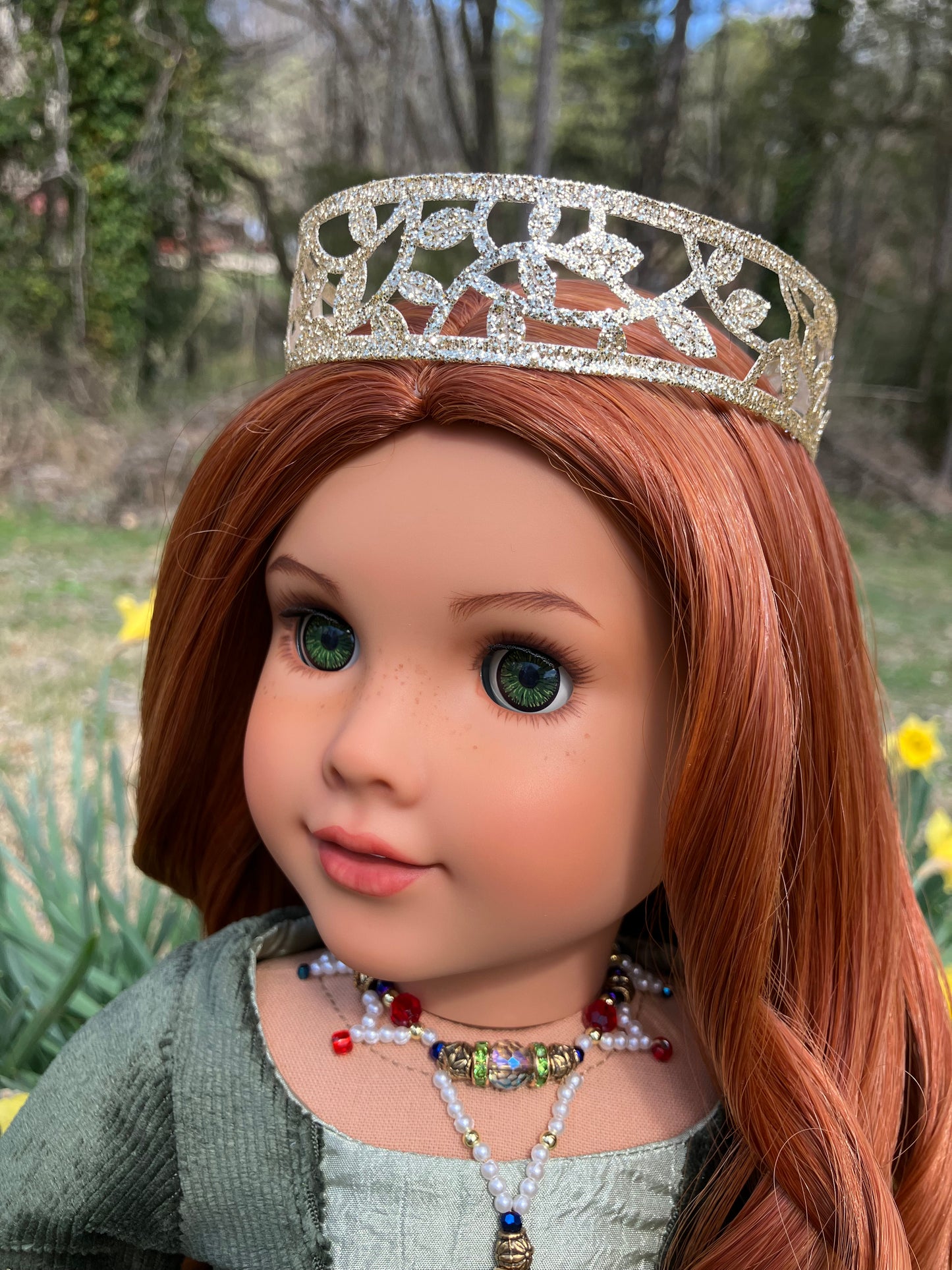 Custom Princess American Girl Doll - Emerald