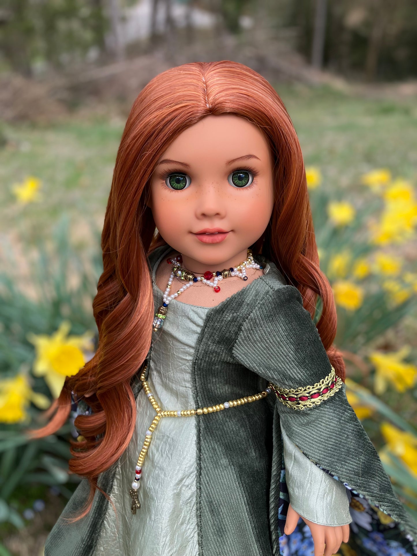 Custom Princess American Girl Doll - Emerald