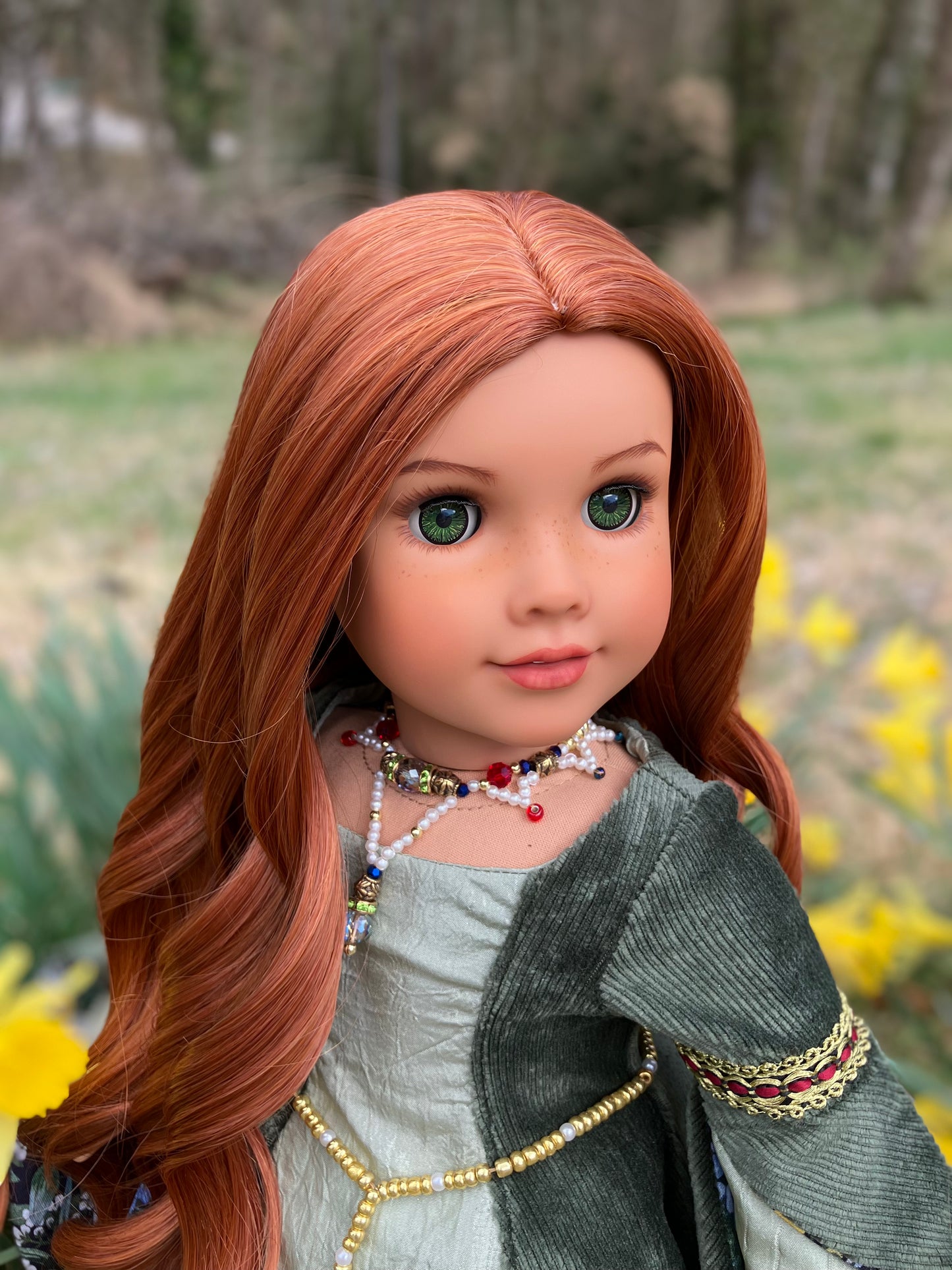 Custom Princess American Girl Doll - Emerald