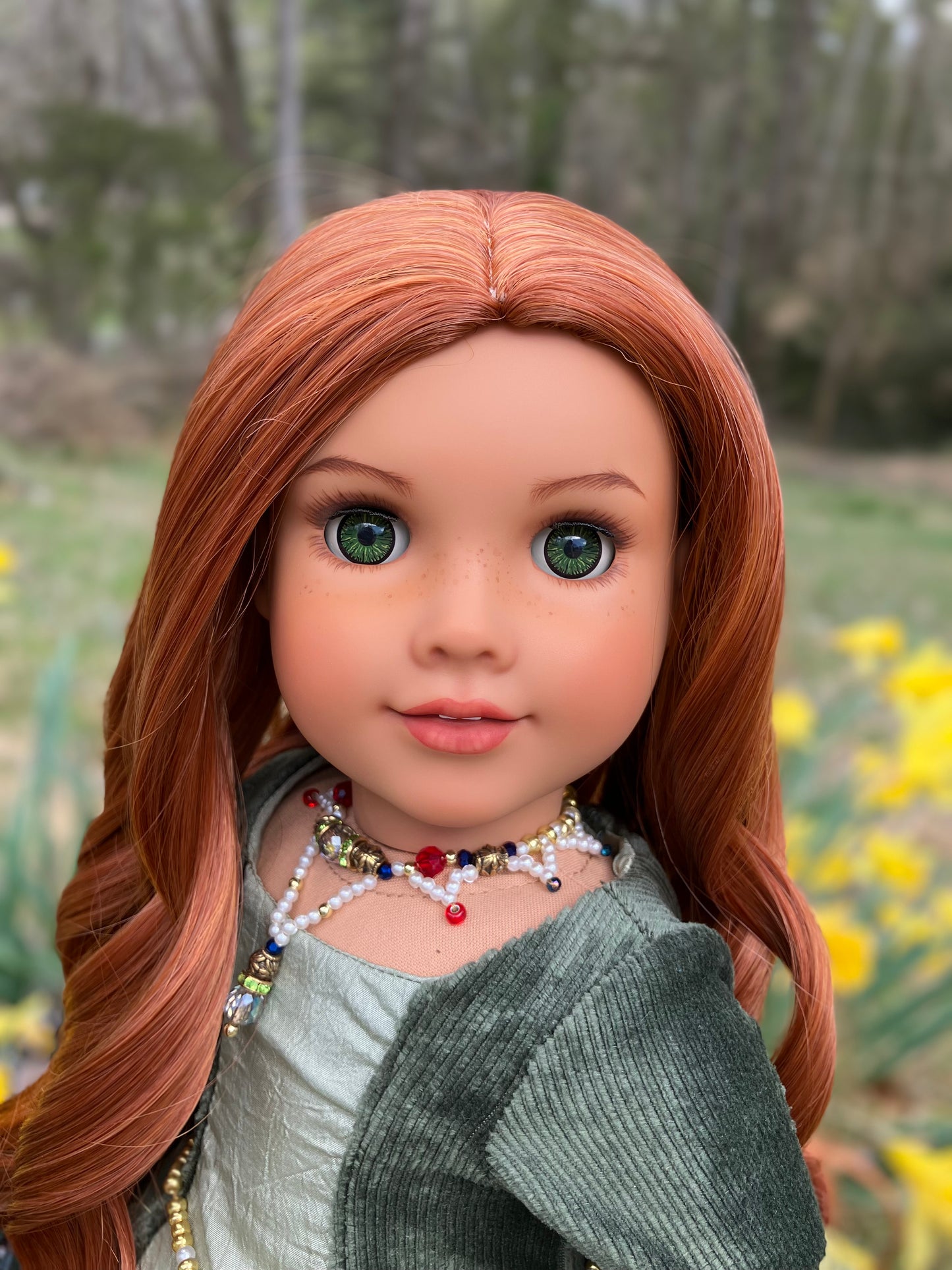 Custom Princess American Girl Doll - Emerald