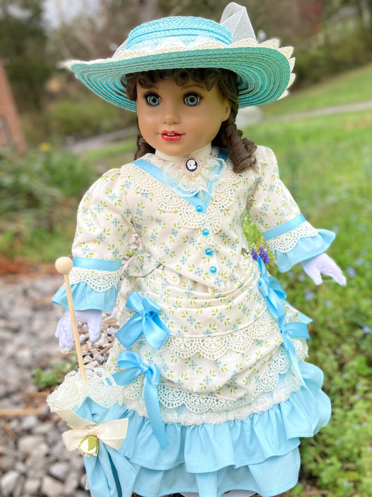 Spring Victorian Doll Outfit for AG
