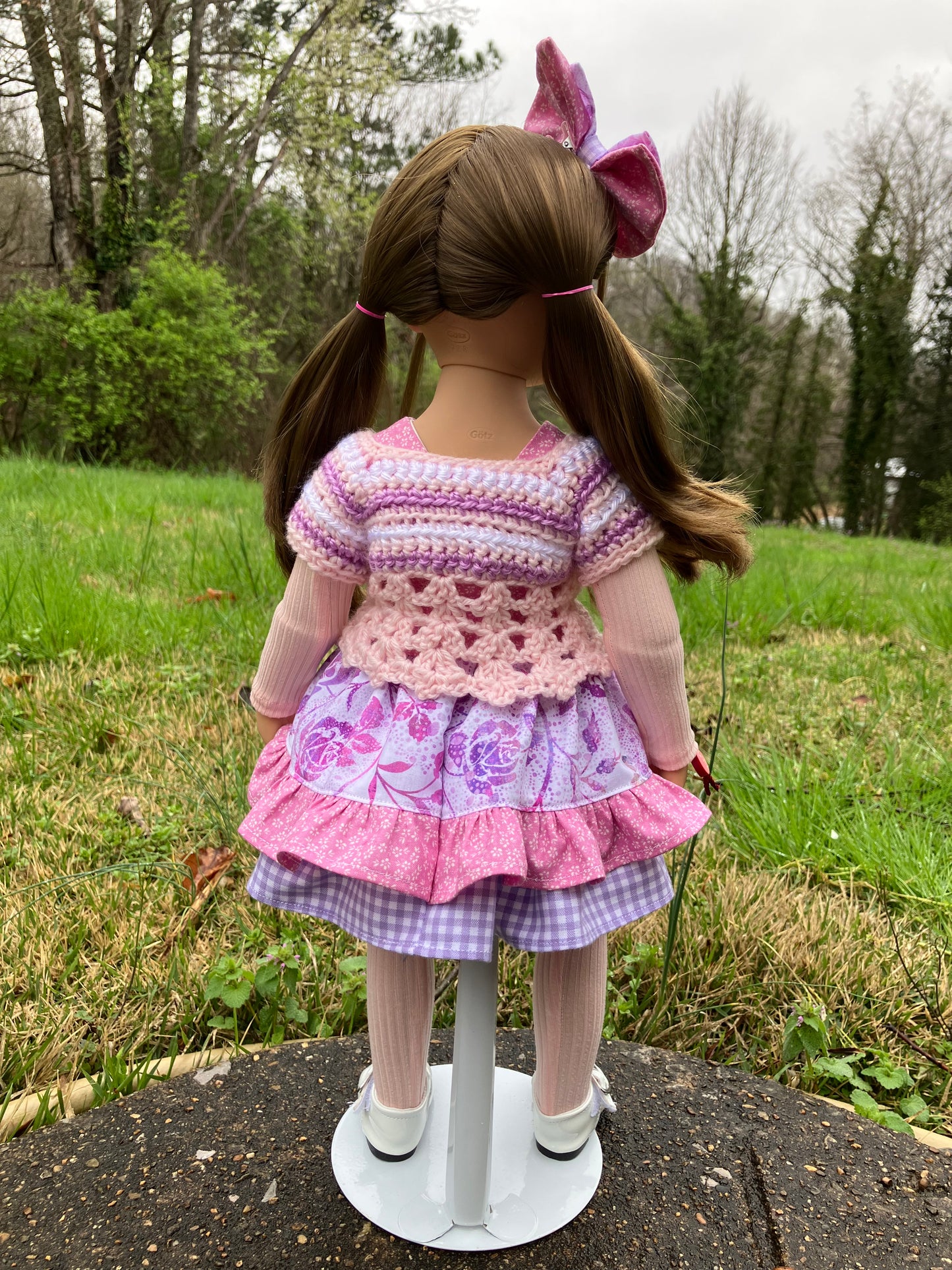 Spring Rose Doll Outfit for Gotz Happy Kidz 19.5 Inch Doll