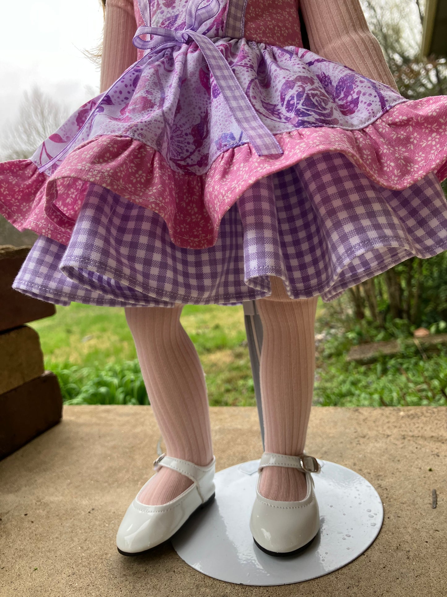 Spring Rose Doll Outfit for Gotz Happy Kidz 19.5 Inch Doll