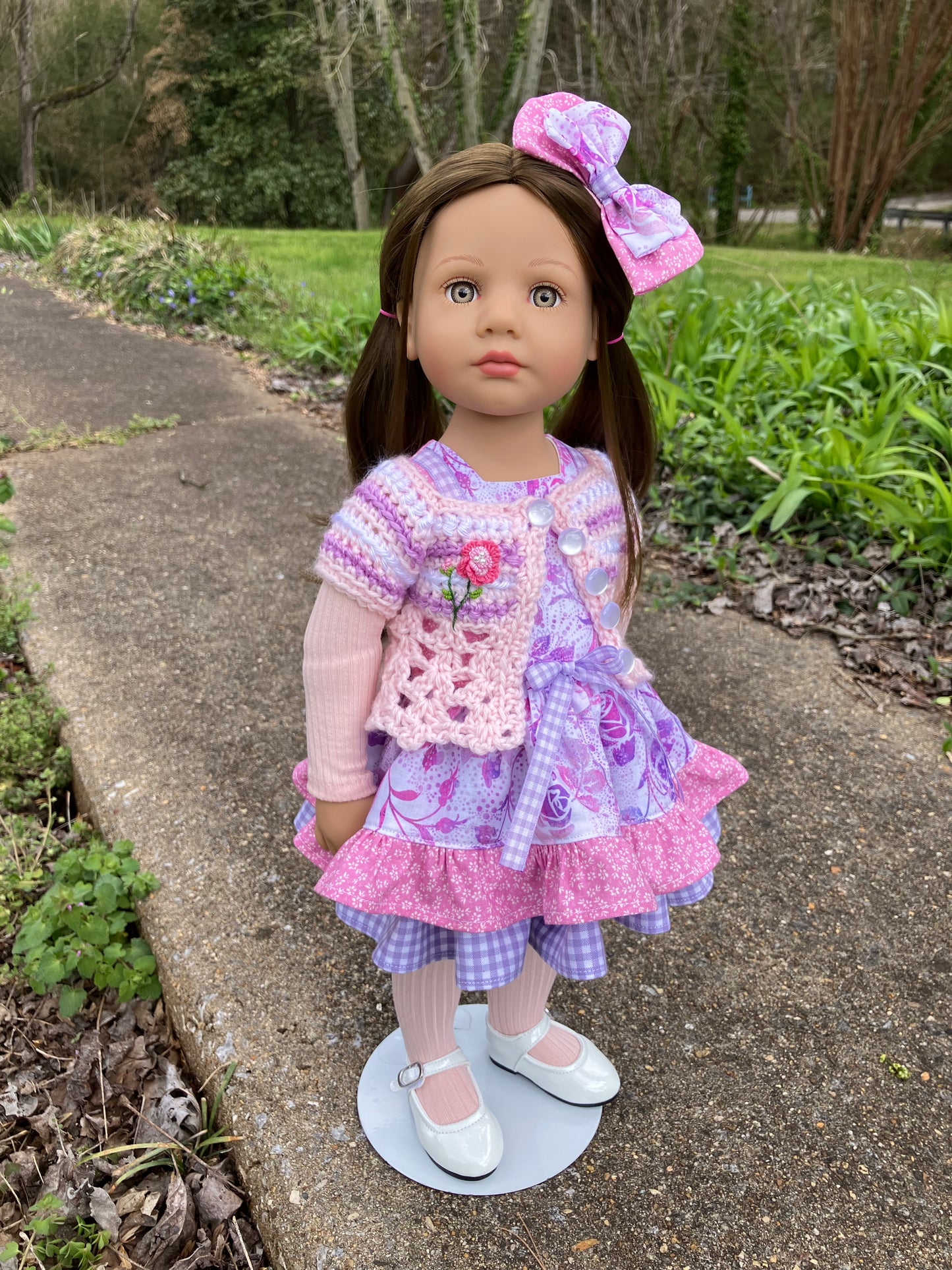 Spring Rose Doll Outfit for Gotz Happy Kidz 19.5 Inch Doll