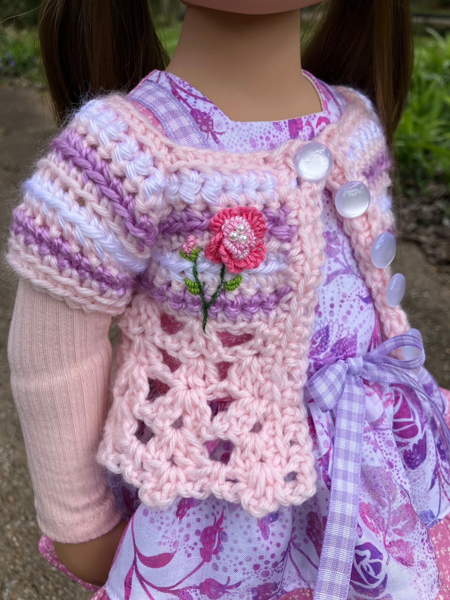 Spring Rose Doll Outfit for Gotz Happy Kidz 19.5 Inch Doll