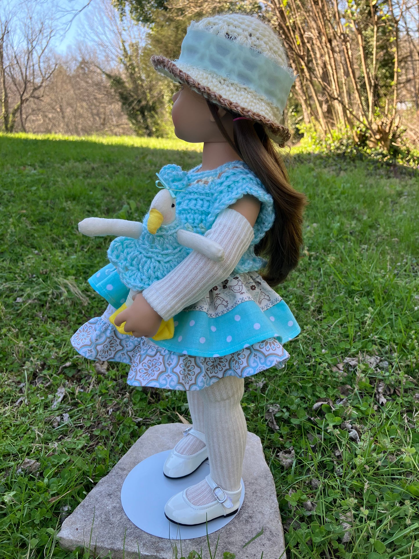 Spring Farm Doll Outfit for Gotz Happy Kidz 19.5 Inch Doll