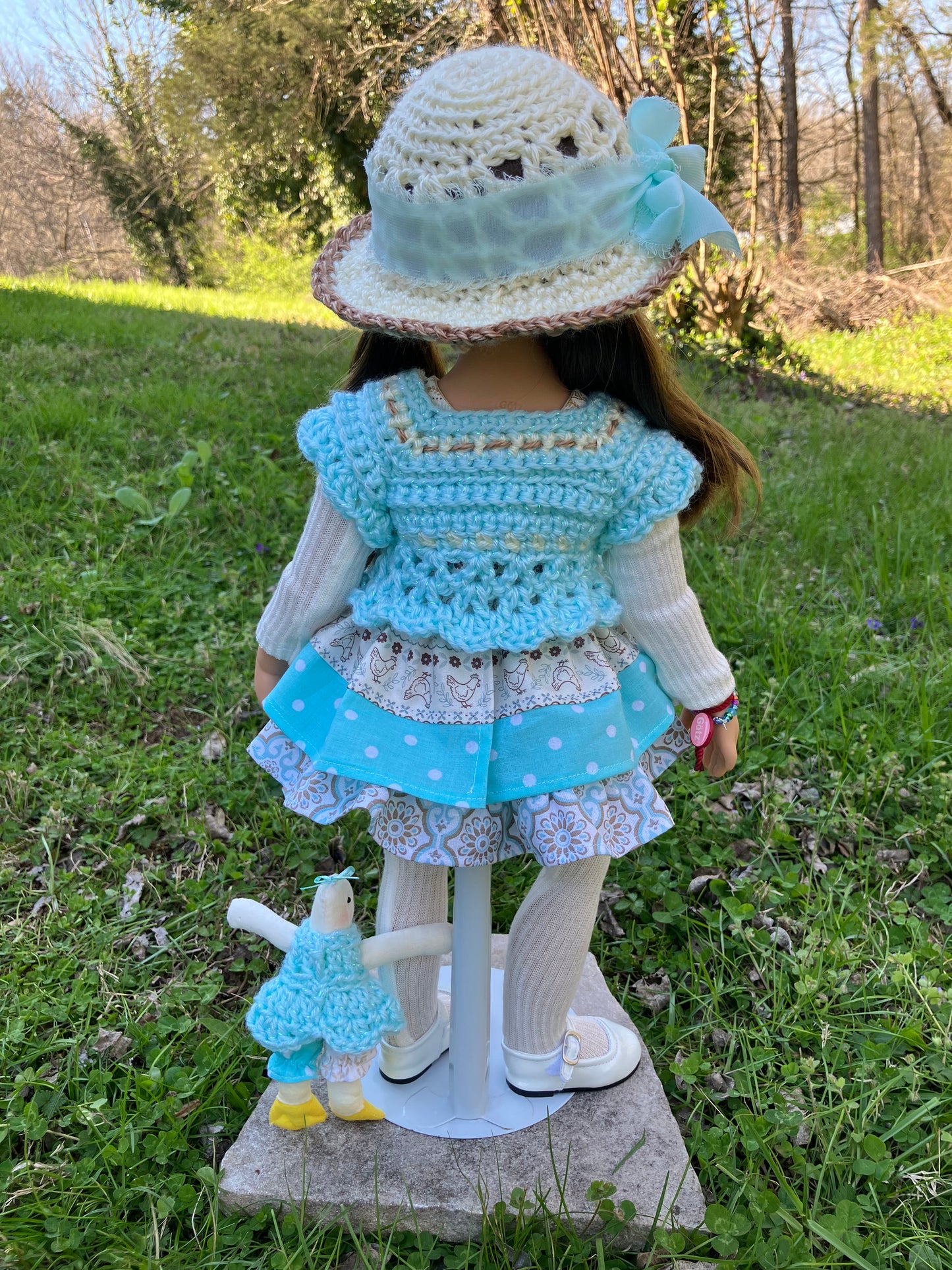 Spring Farm Doll Outfit for Gotz Happy Kidz 19.5 Inch Doll