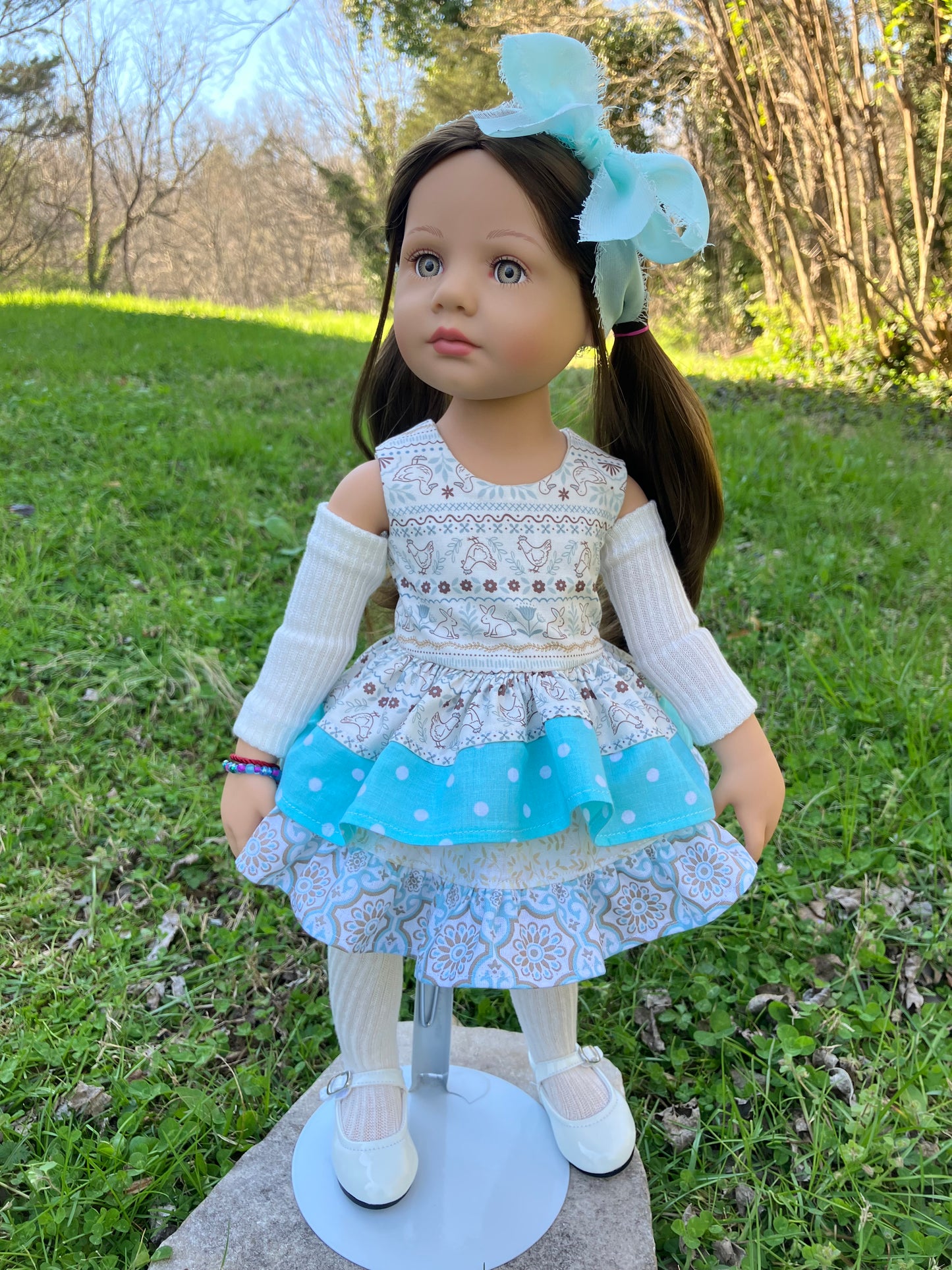 Spring Farm Doll Outfit for Gotz Happy Kidz 19.5 Inch Doll