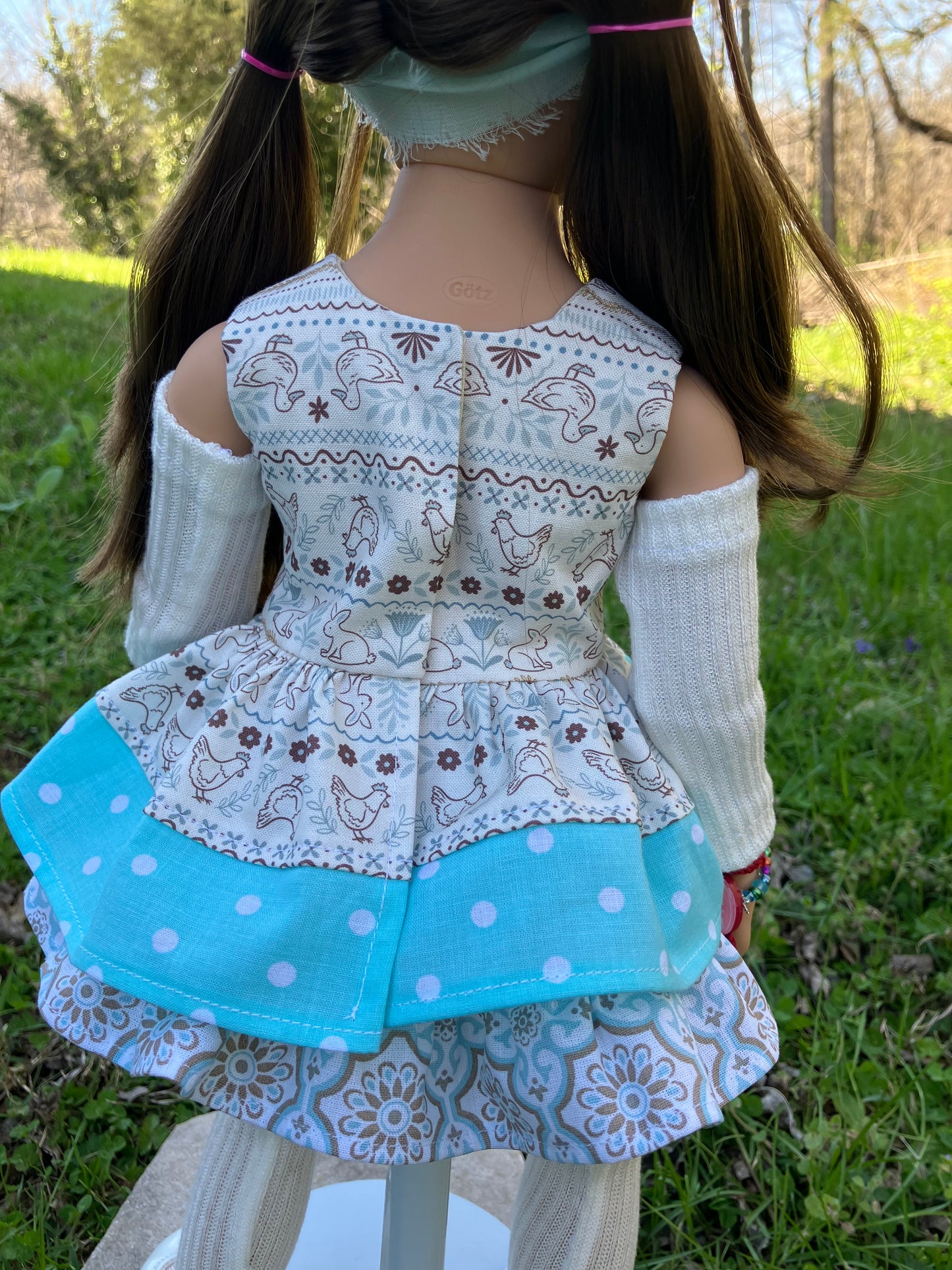 Spring Farm Doll Outfit for Gotz Happy Kidz 19.5 Inch Doll