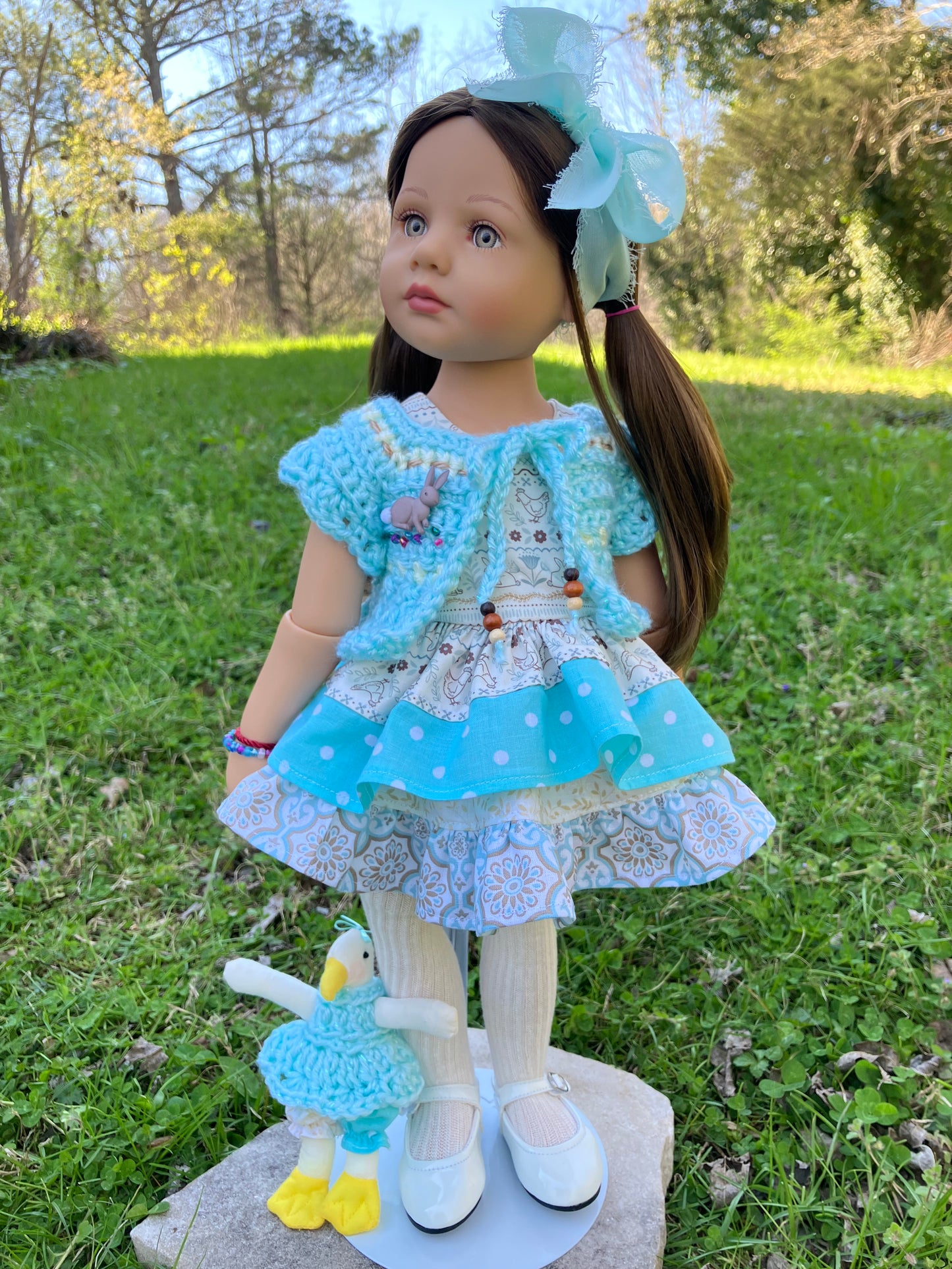 Spring Farm Doll Outfit for Gotz Happy Kidz 19.5 Inch Doll