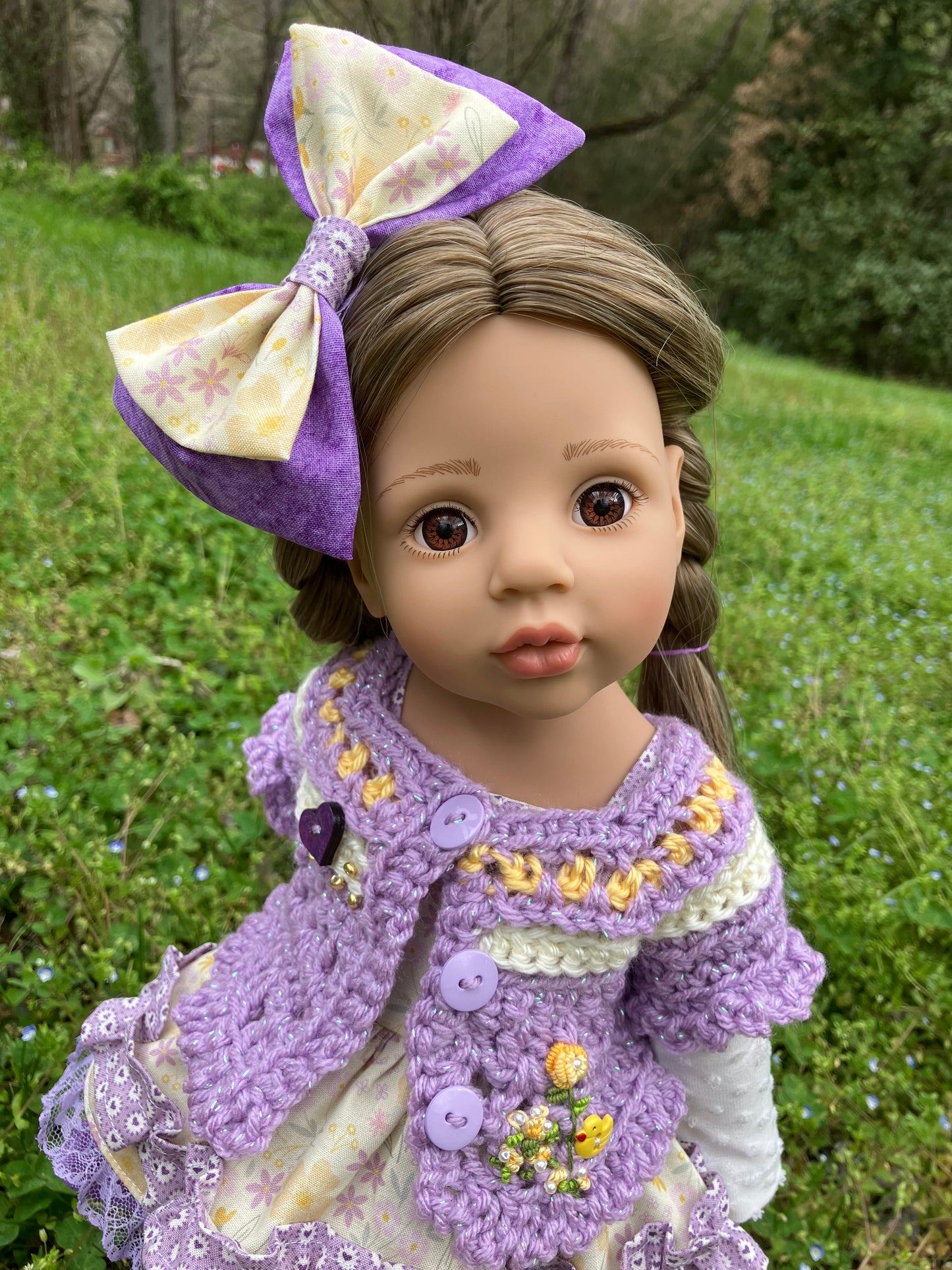 Spring Daffodil Outfit for Gotz Happy Kidz 19.5 Inch Doll