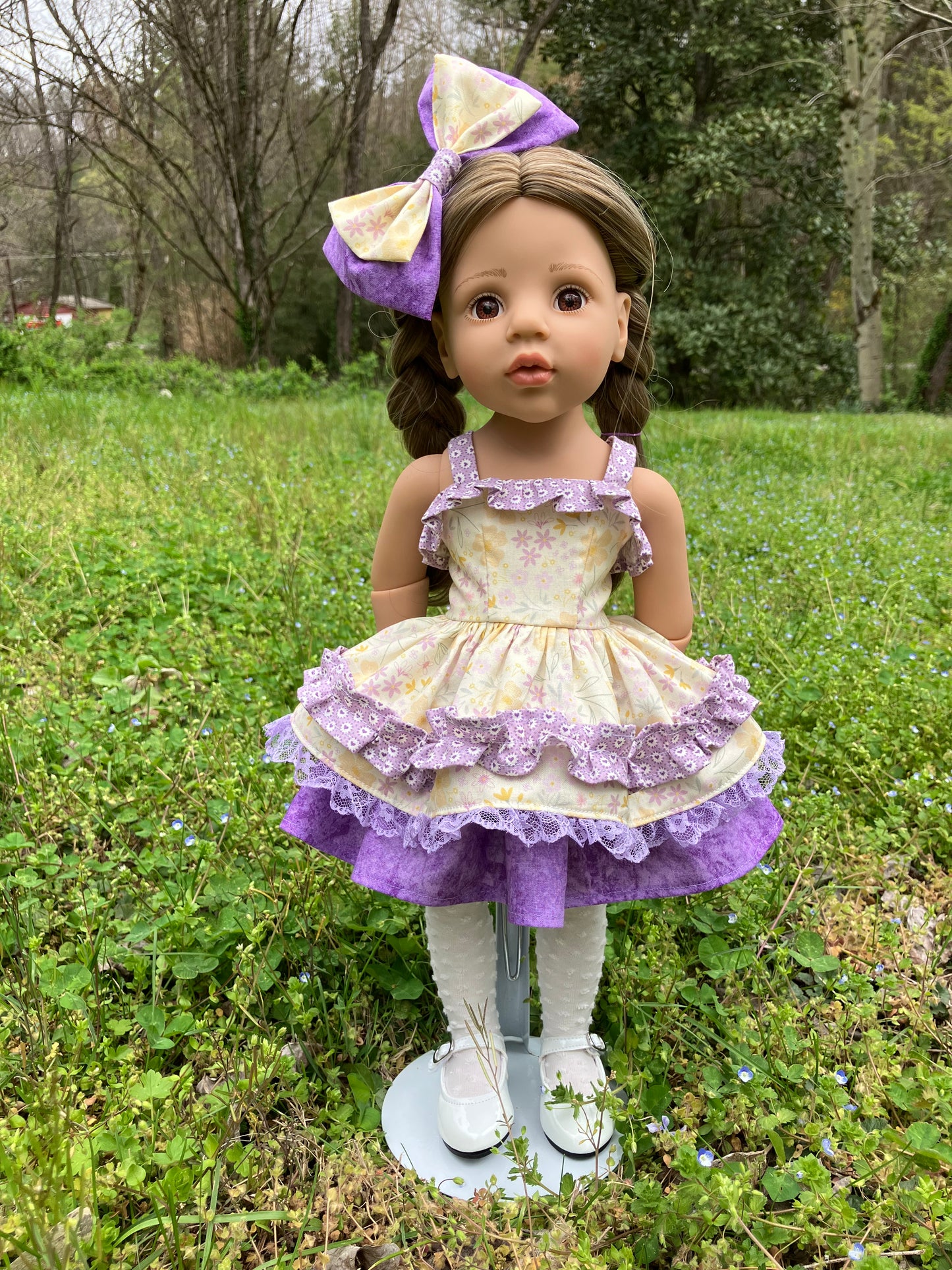 Spring Daffodil Outfit for Gotz Happy Kidz 19.5 Inch Doll