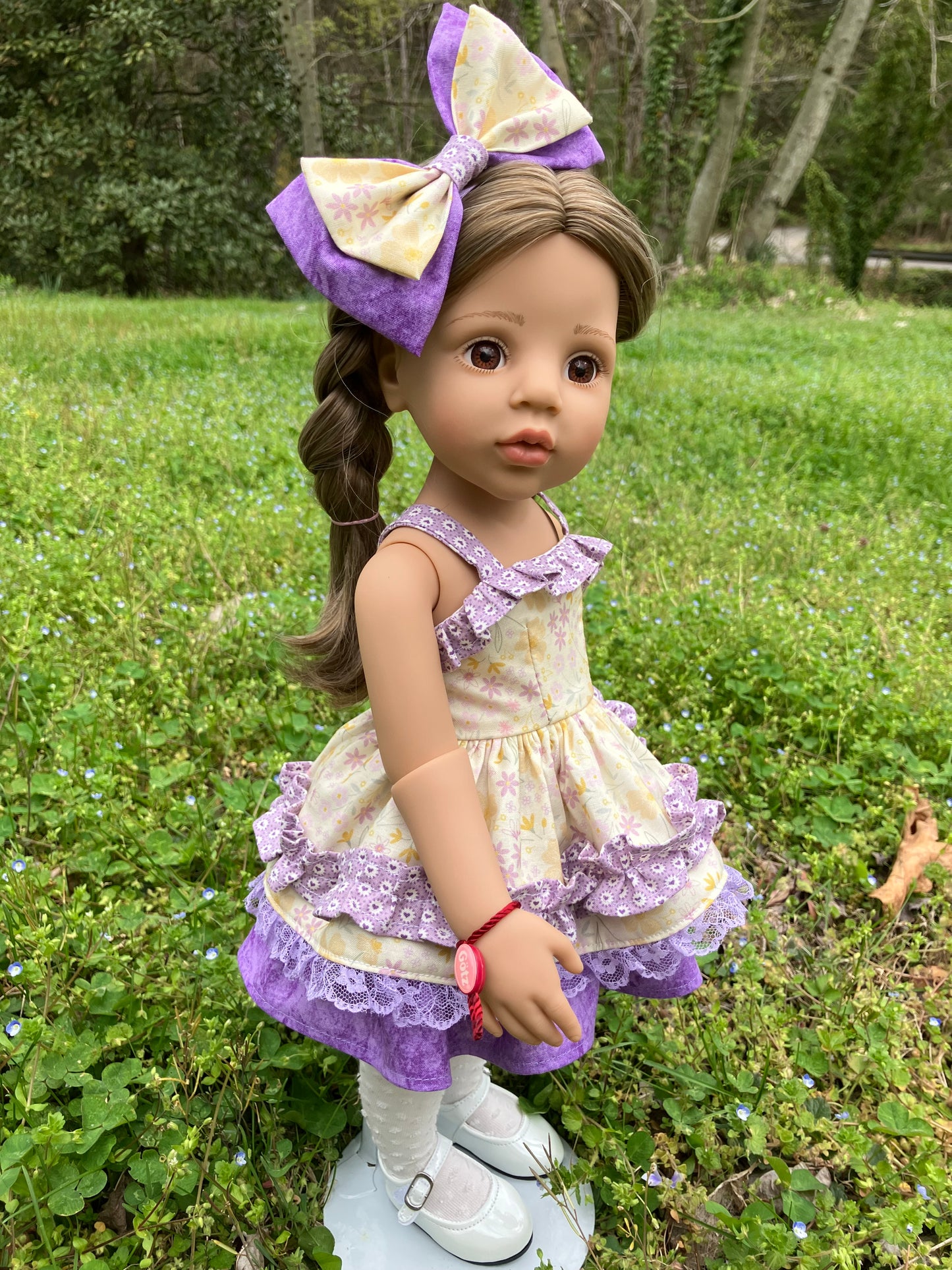 Spring Daffodil Outfit for Gotz Happy Kidz 19.5 Inch Doll