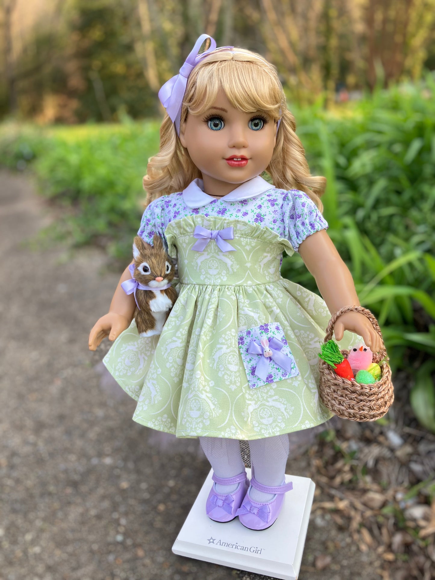 Easter Bunny Outfit for 18 Inch American Girl Doll